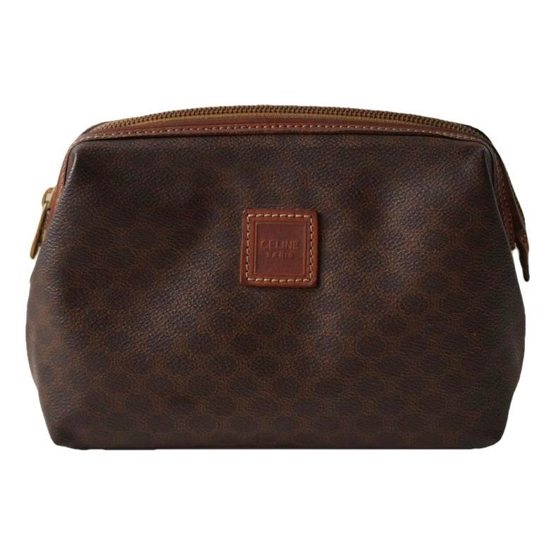 Leather clutch bag