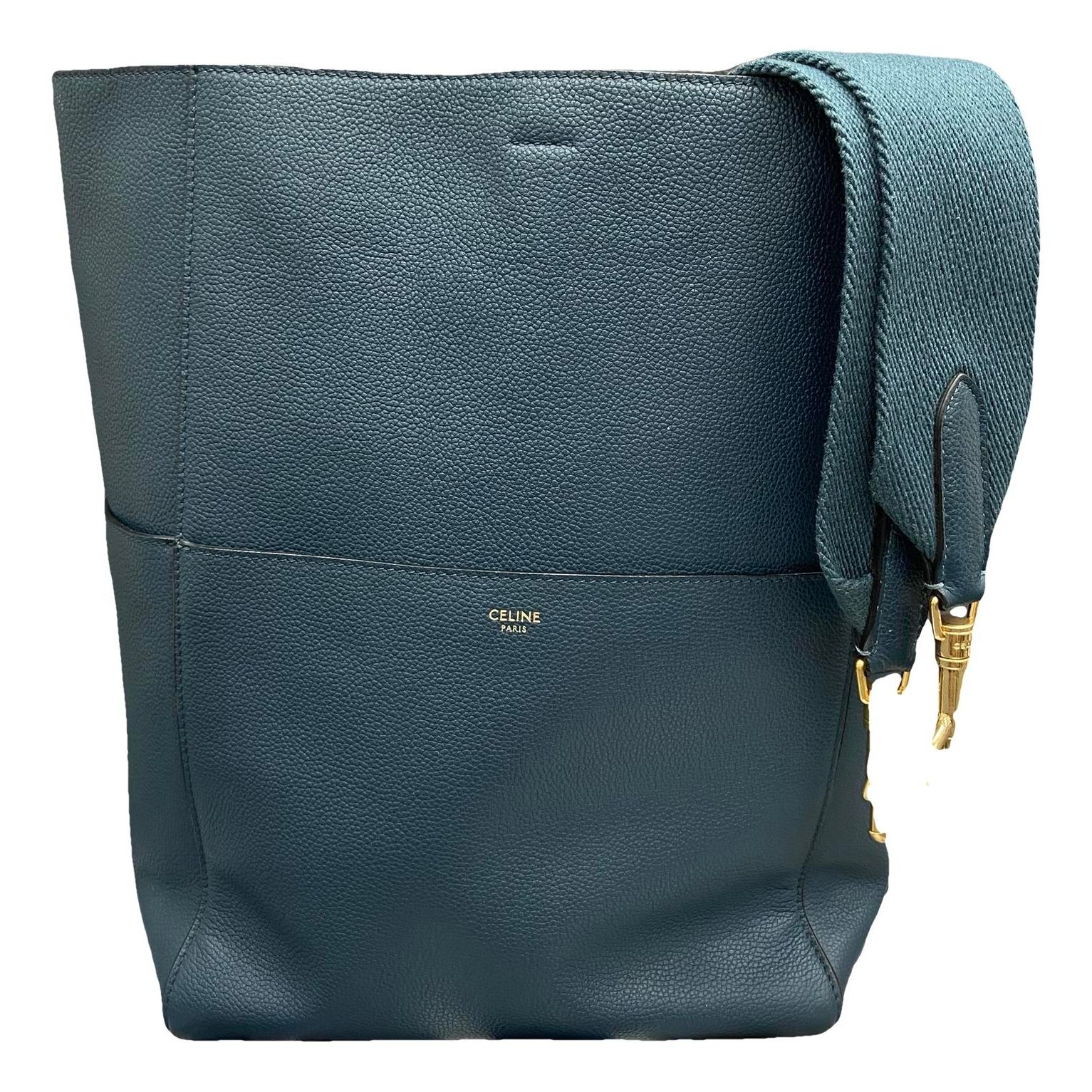Seau Sangle leather handbag
