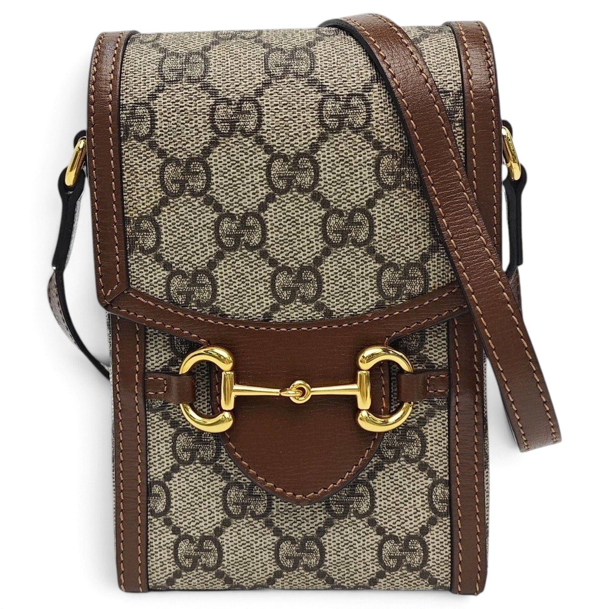 Handle Horsebit 1955 leather handbag
