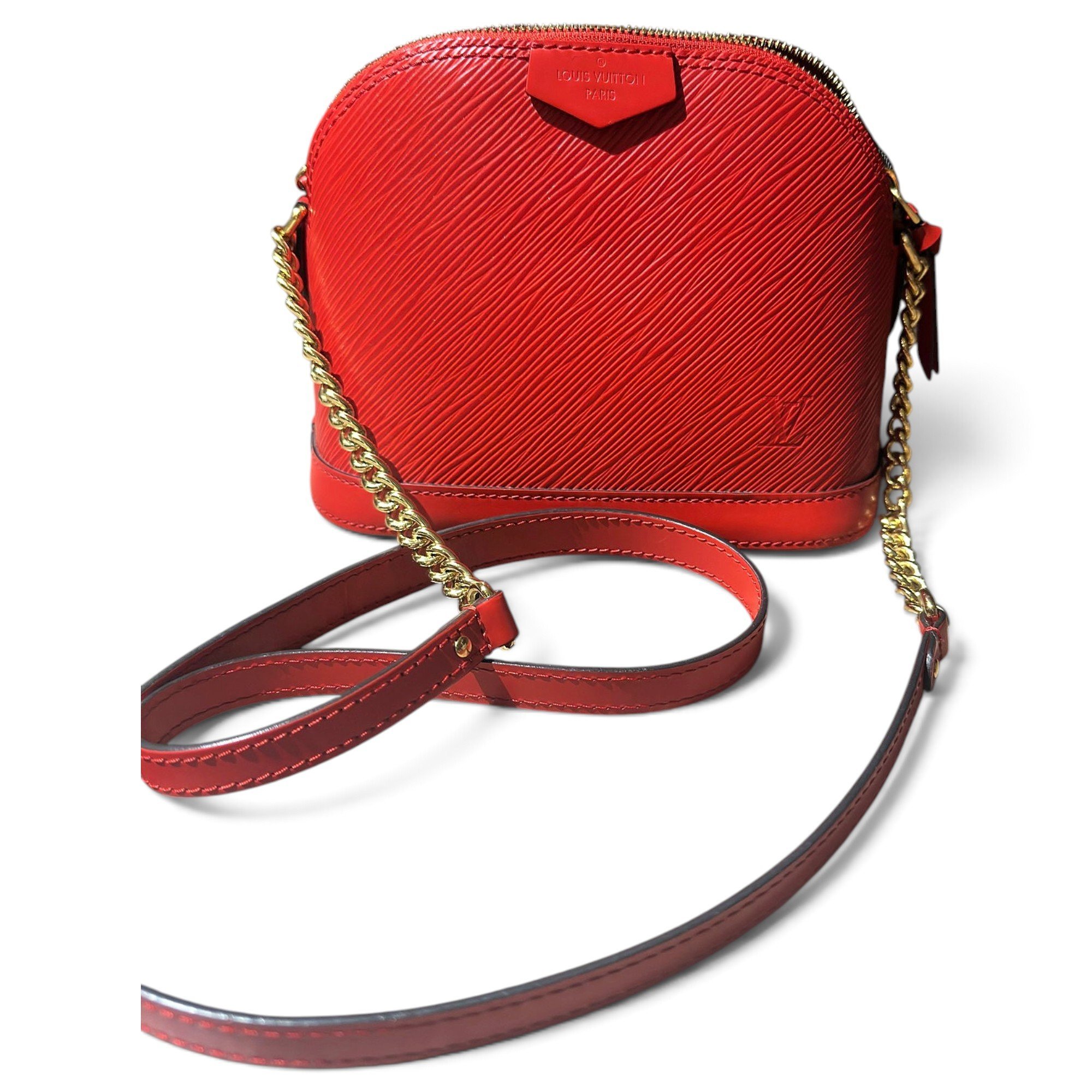 Louis Vuitton Alma BB leather crossbody bag