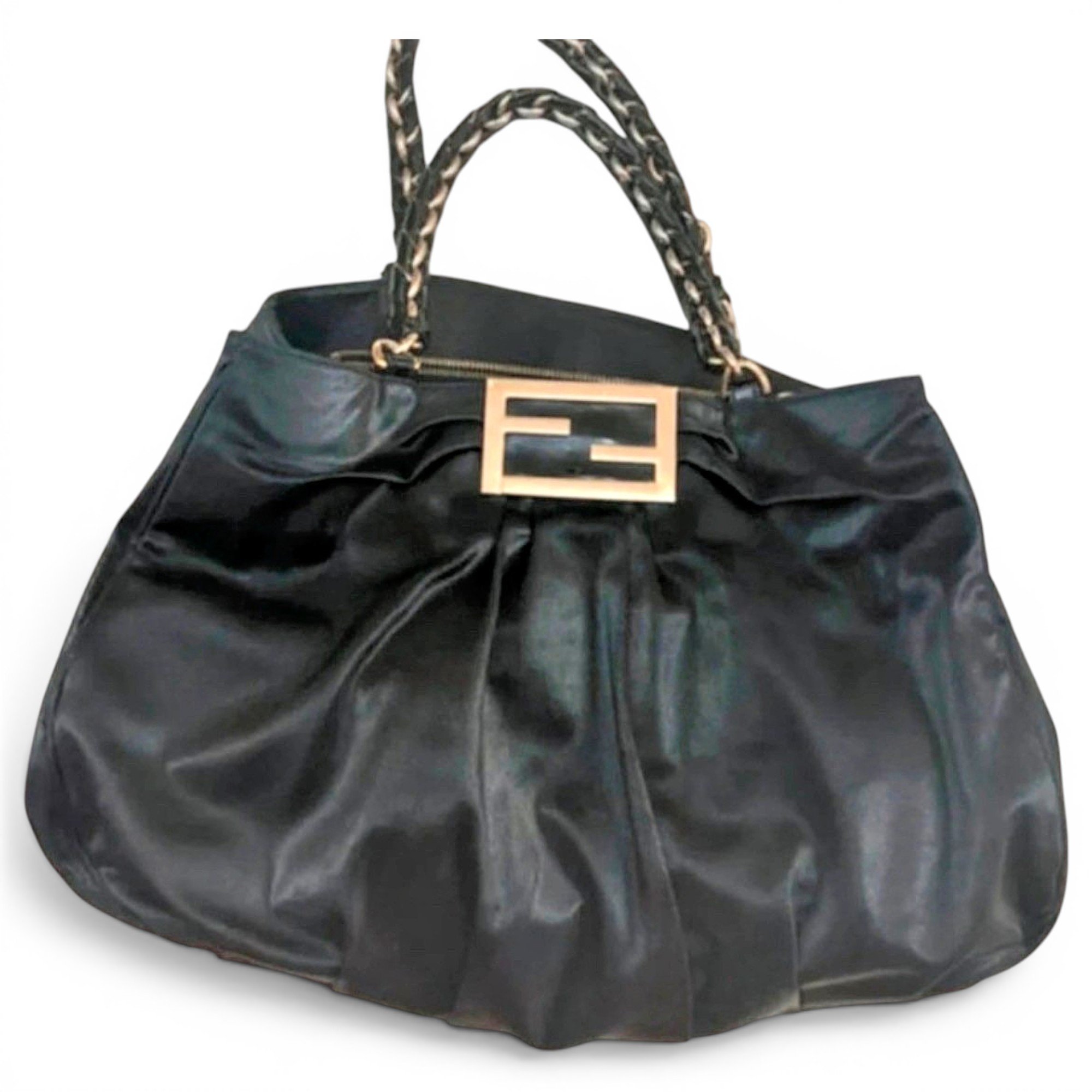 Mia silk handbag