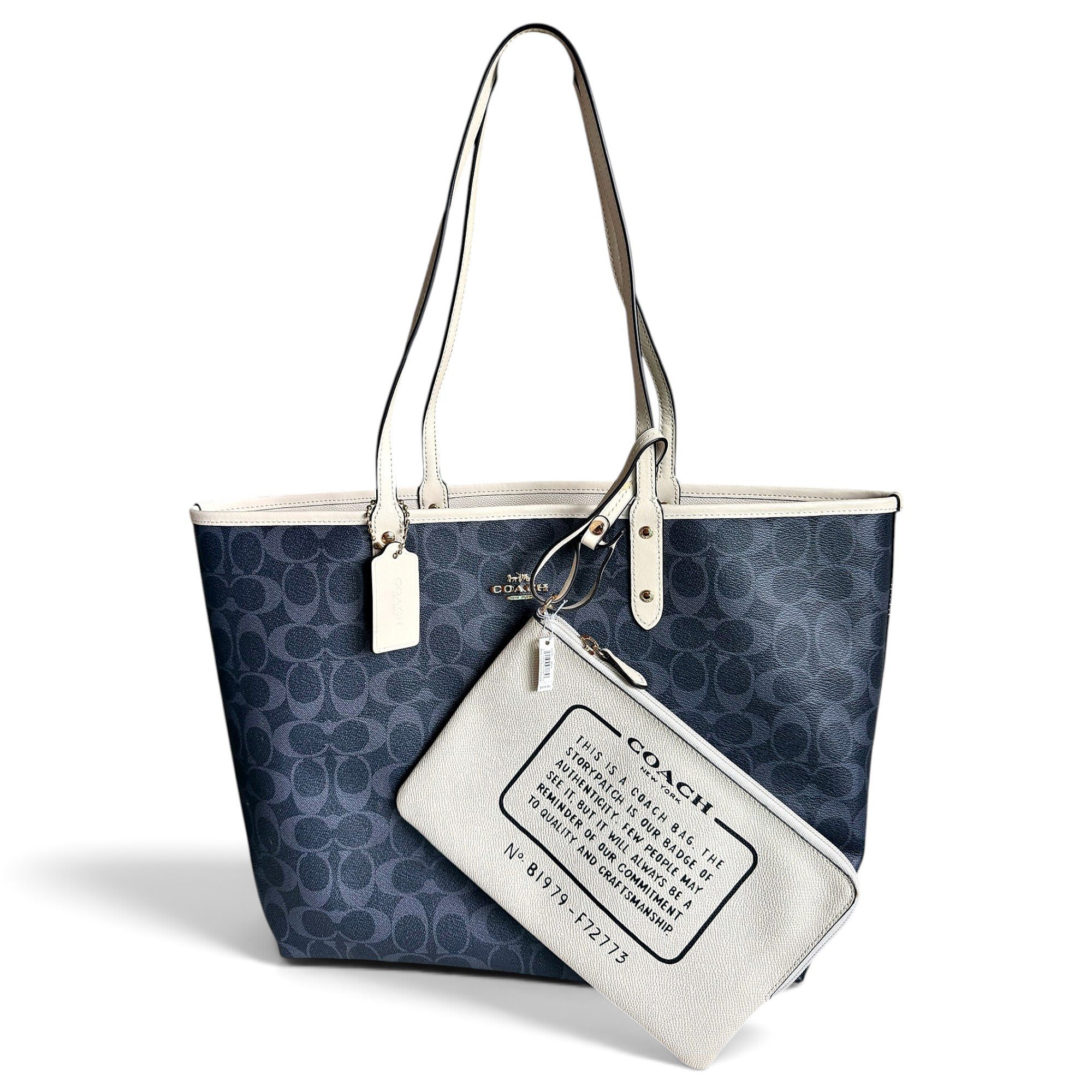 Leather tote