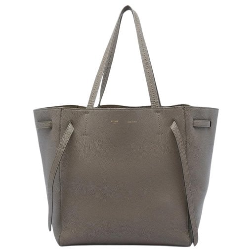 Cabas leather tote