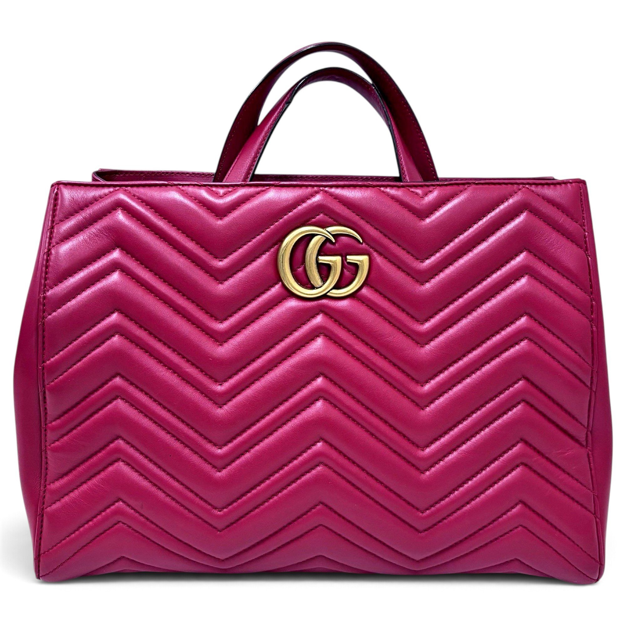 GG Marmont Shopping leather tote