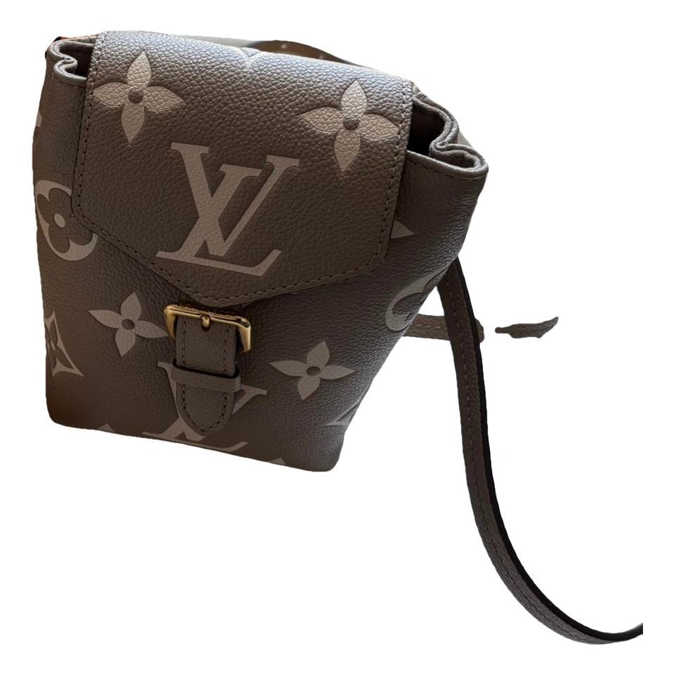 Tiny leather backpack