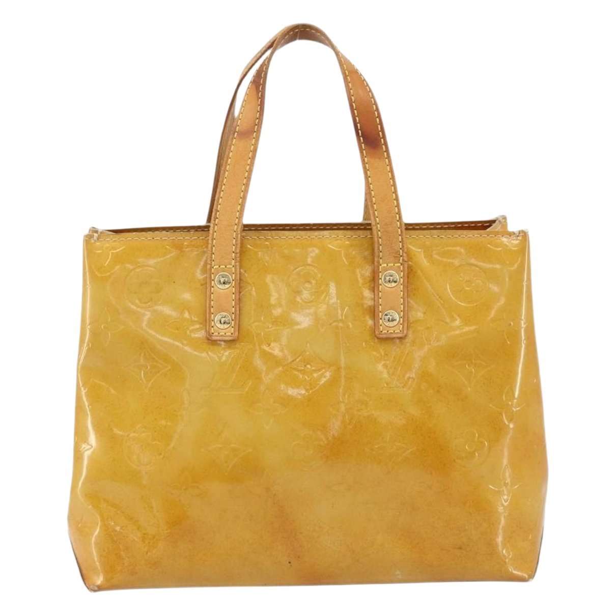 Reade patent leather handbag