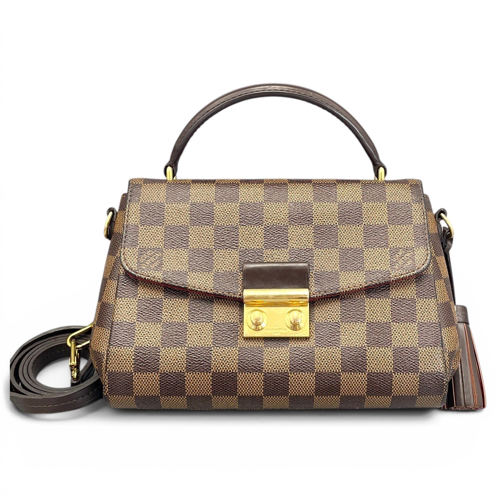 Croisette leather handbag