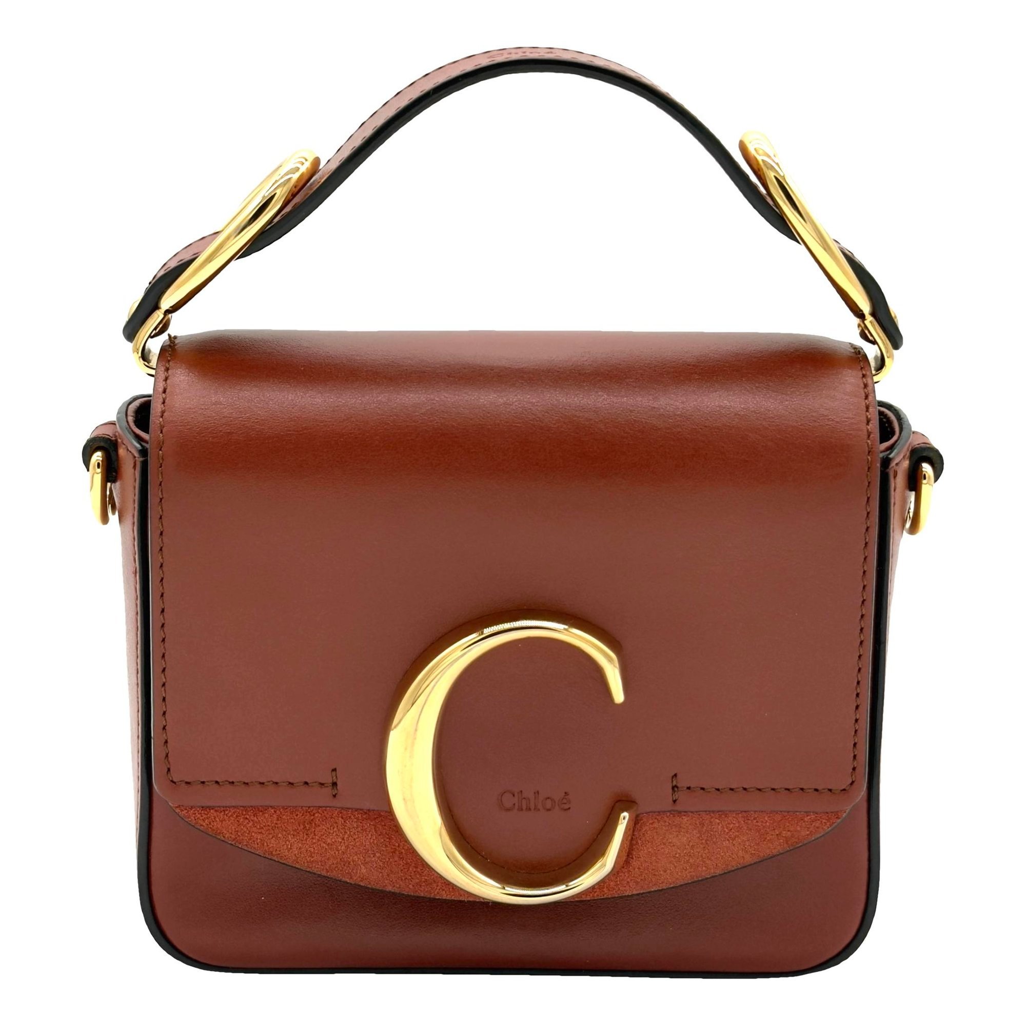 C leather handbag