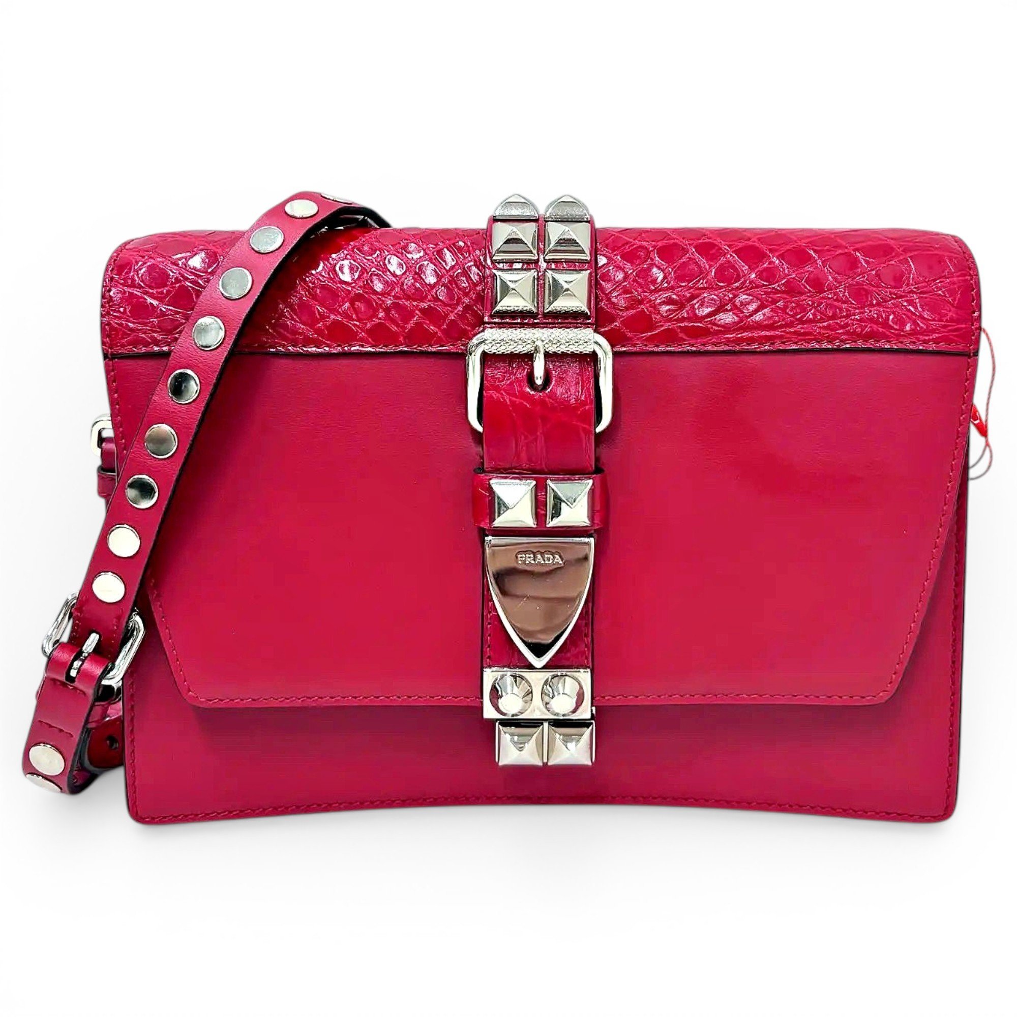 Elektra leather crossbody bag