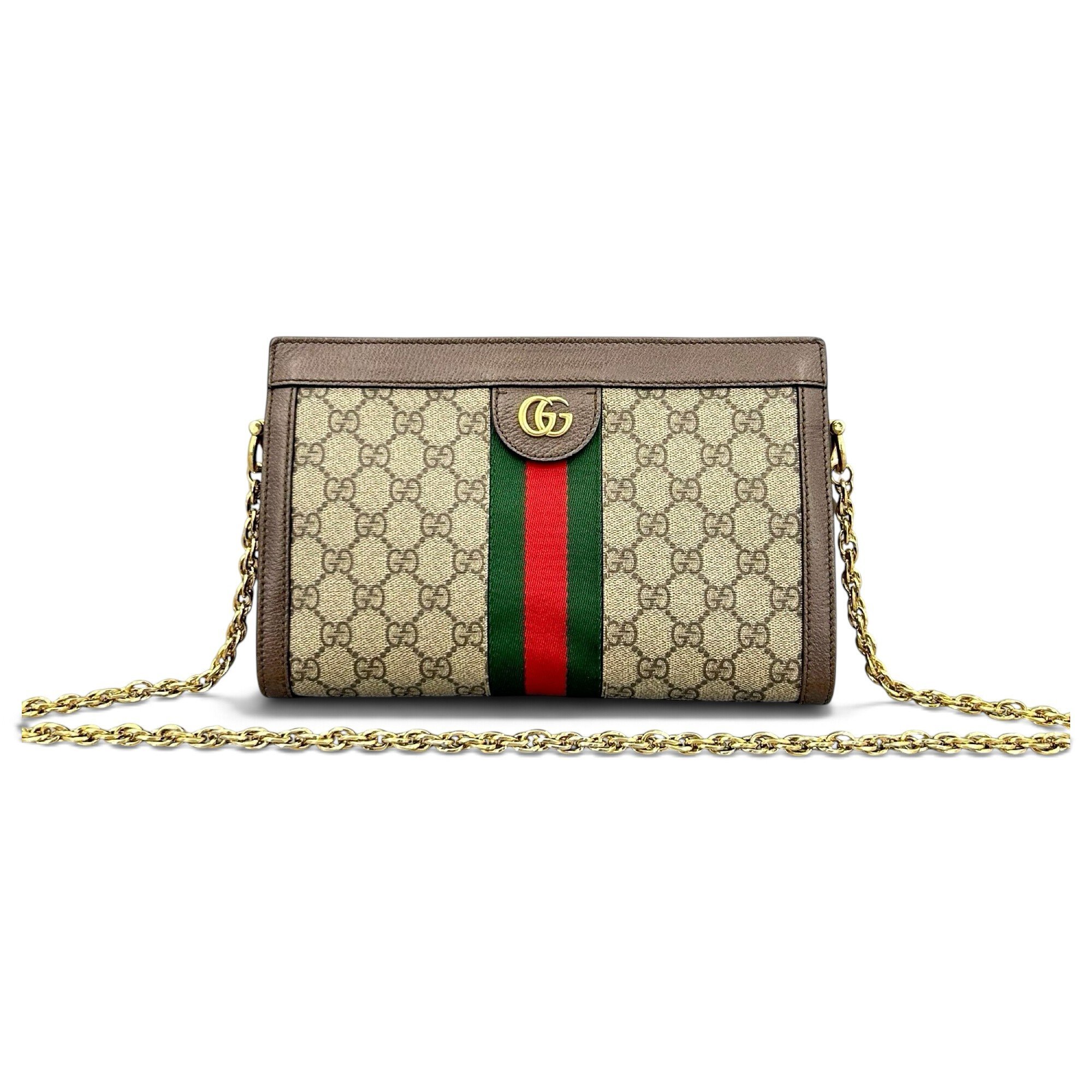 Ophidia leather crossbody bag