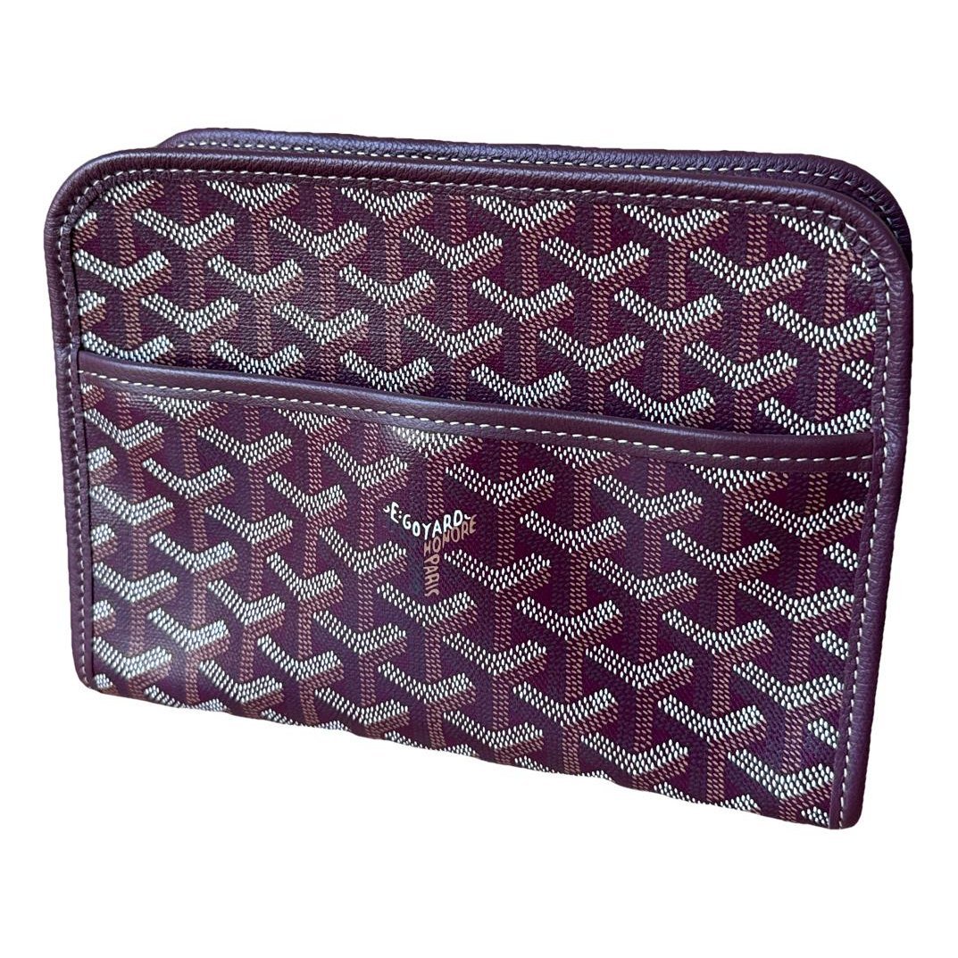 Jouvence leather clutch bag