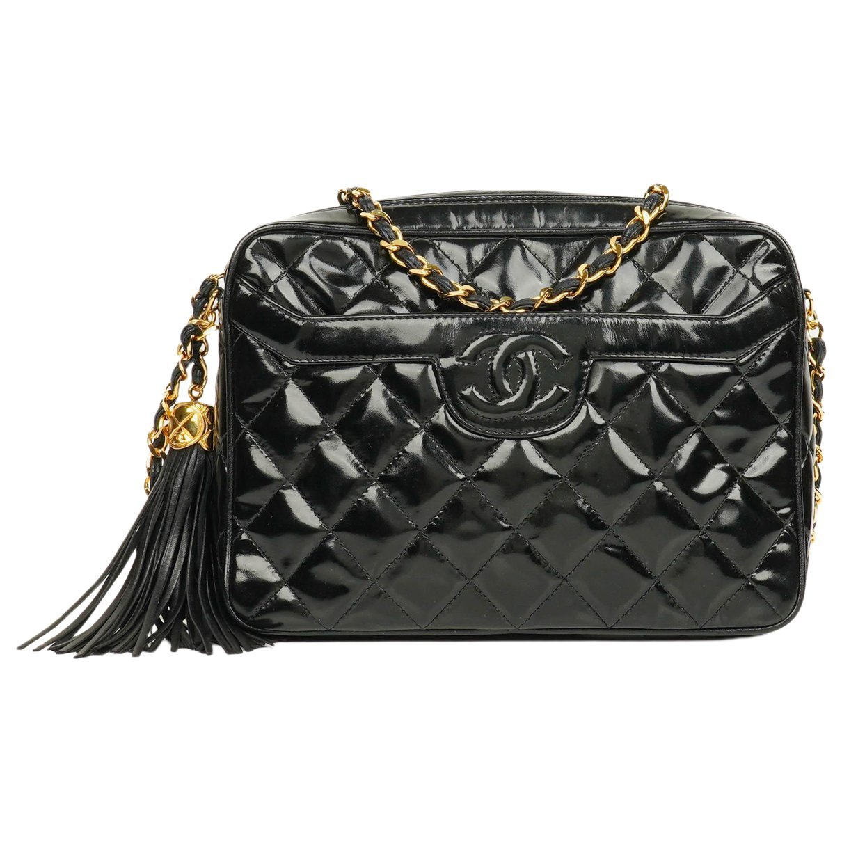 Timeless/Classique patent leather handbag