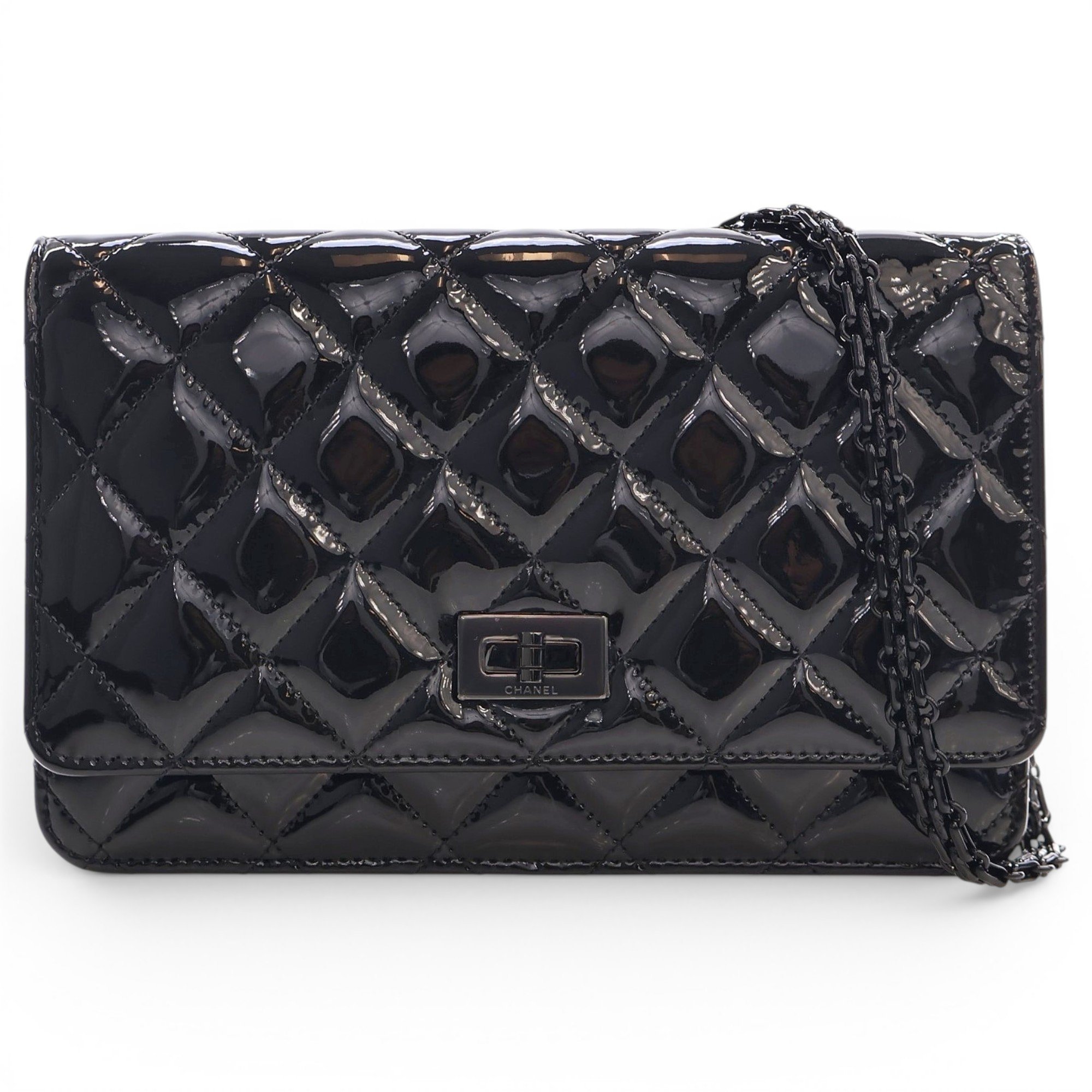 Patent leather crossbody bag