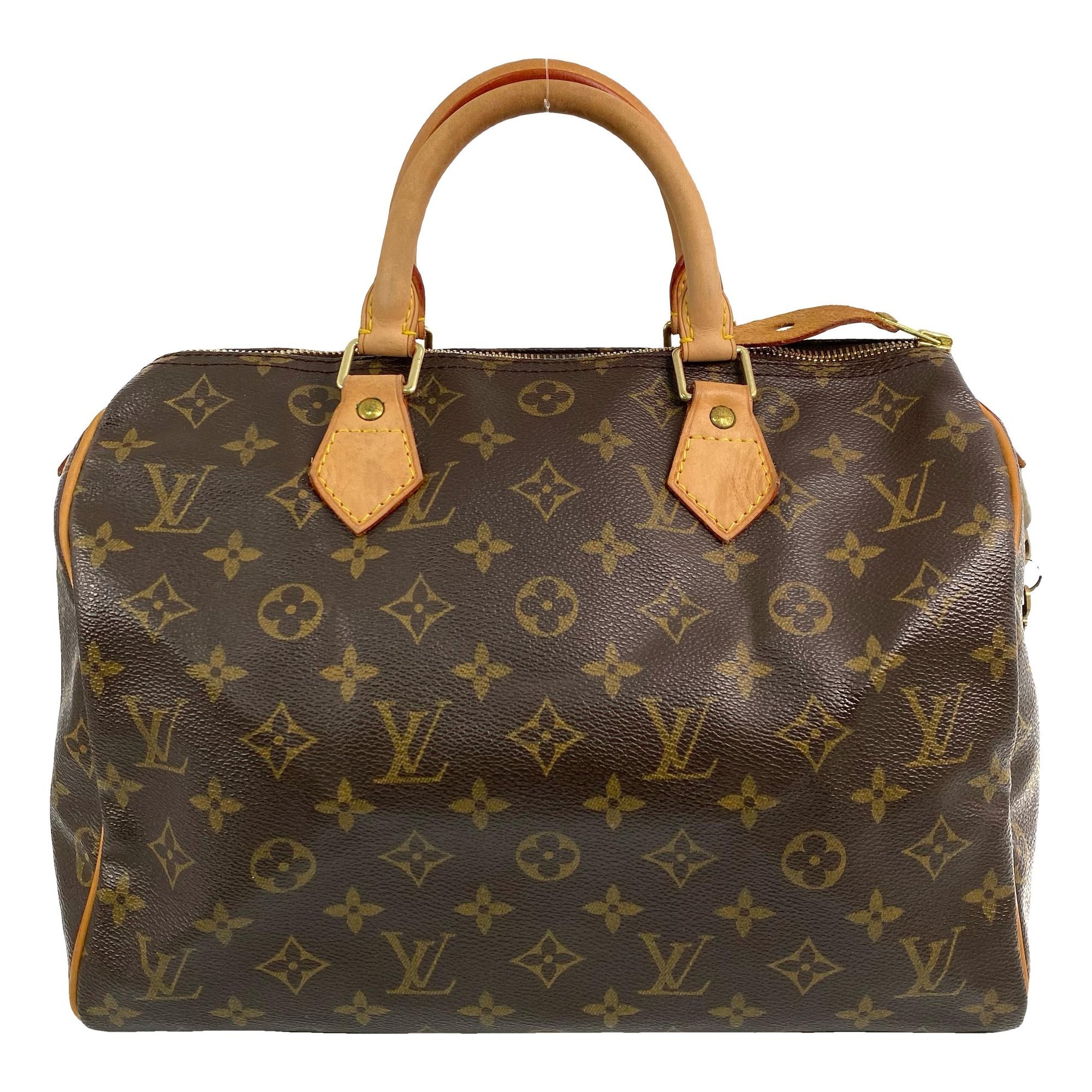 Speedy leather handbag