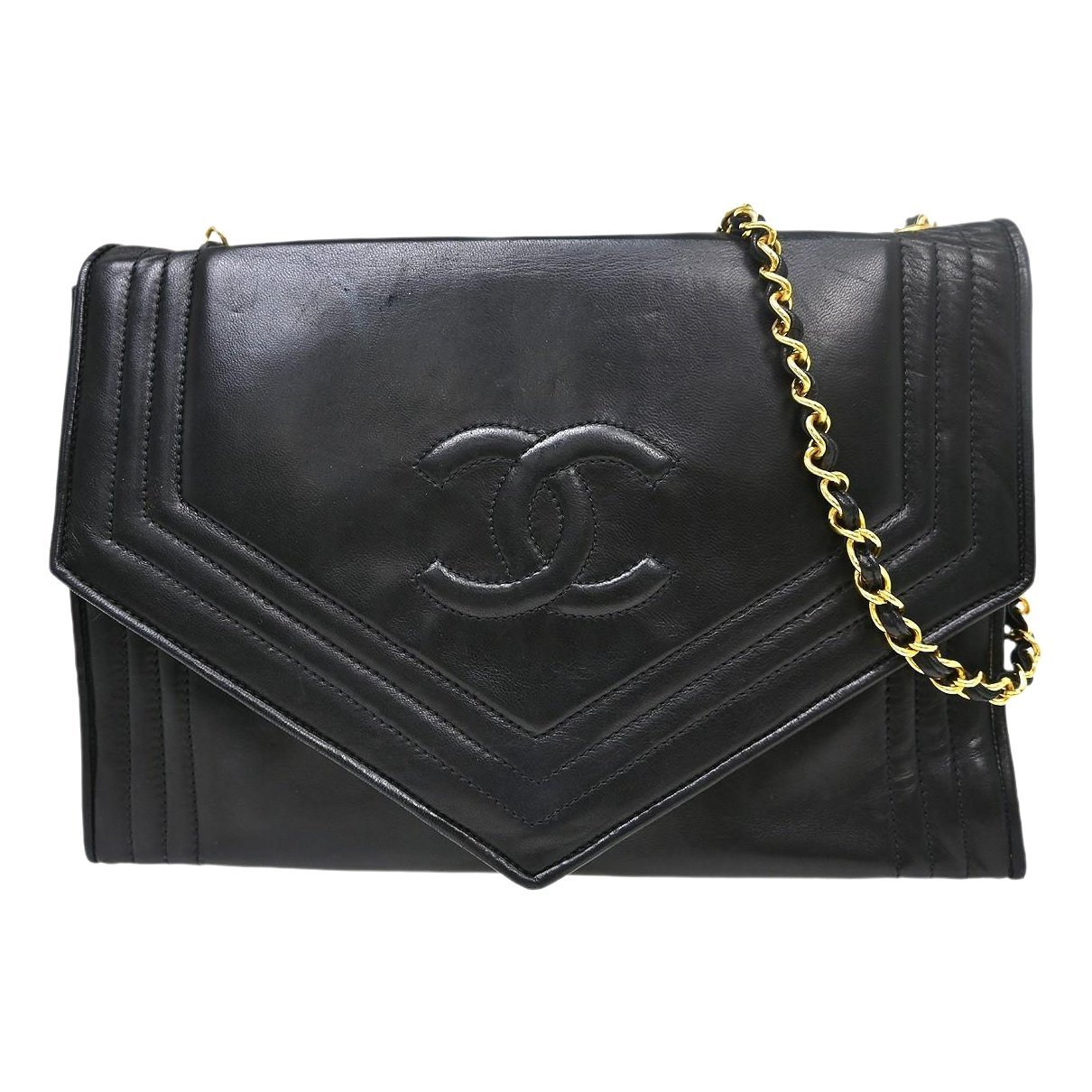 Deauville Chain leather handbag