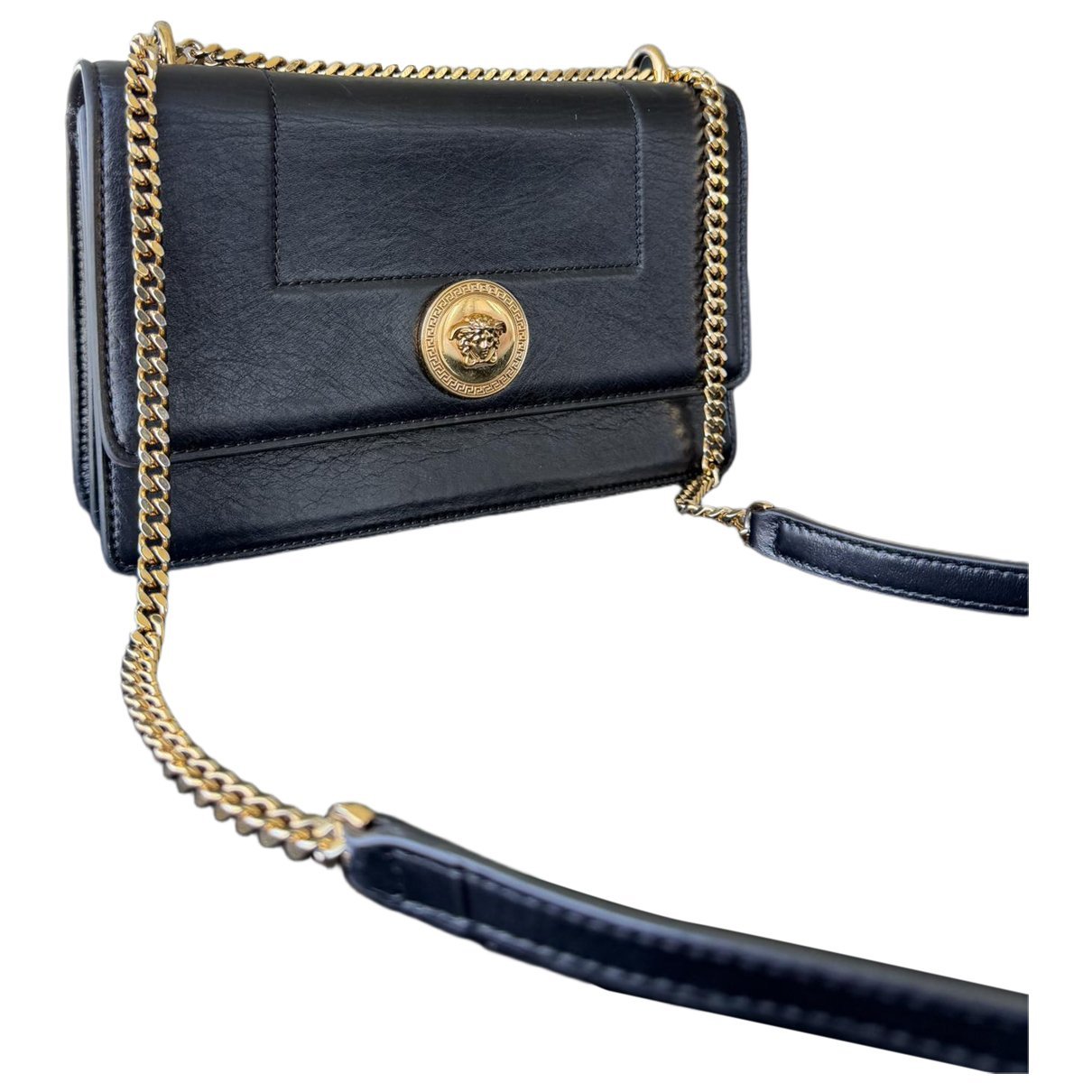 Versace La Medusa leather handbag