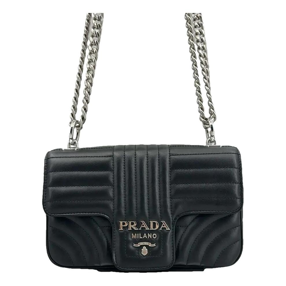 Diagramme leather crossbody bag