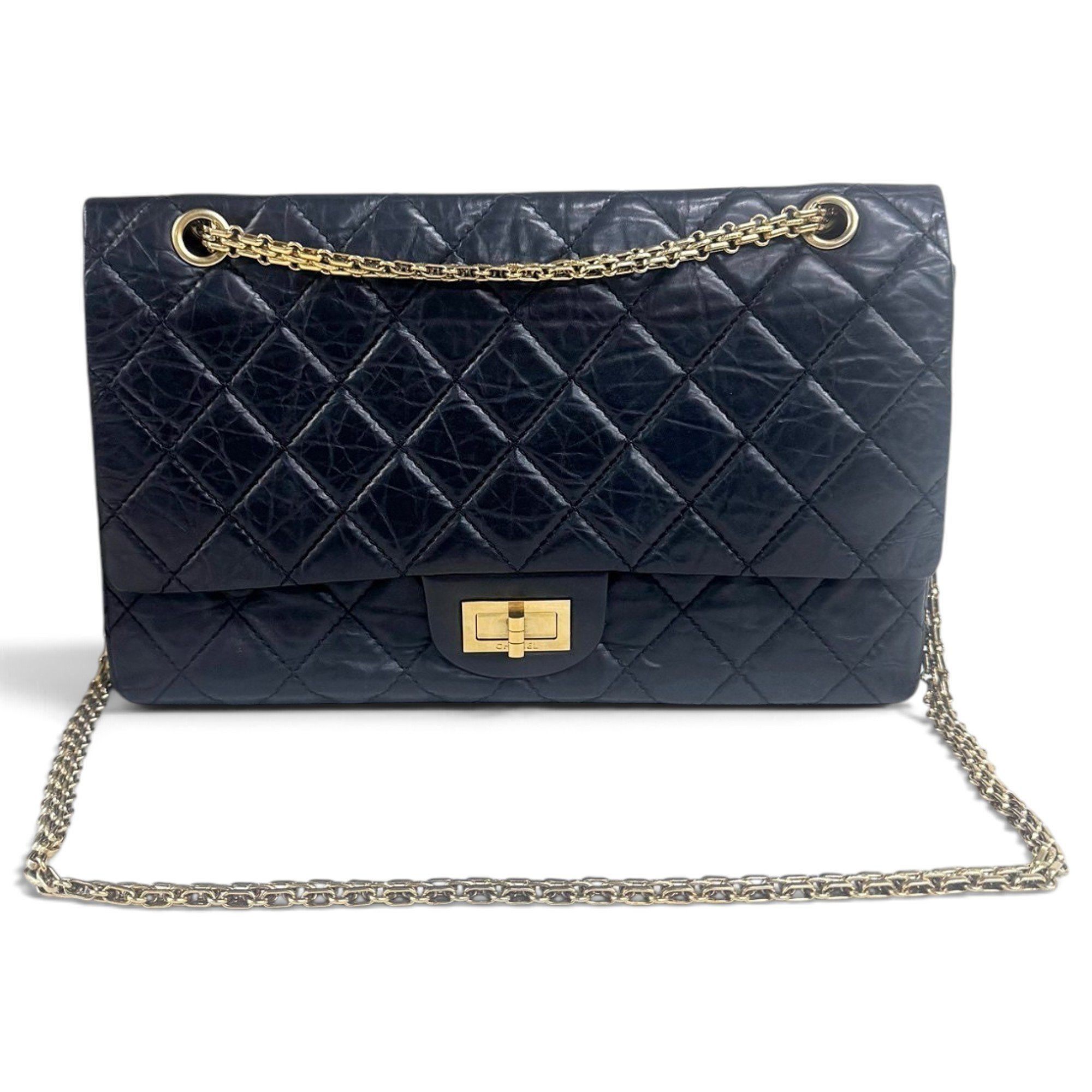 2.55 leather handbag