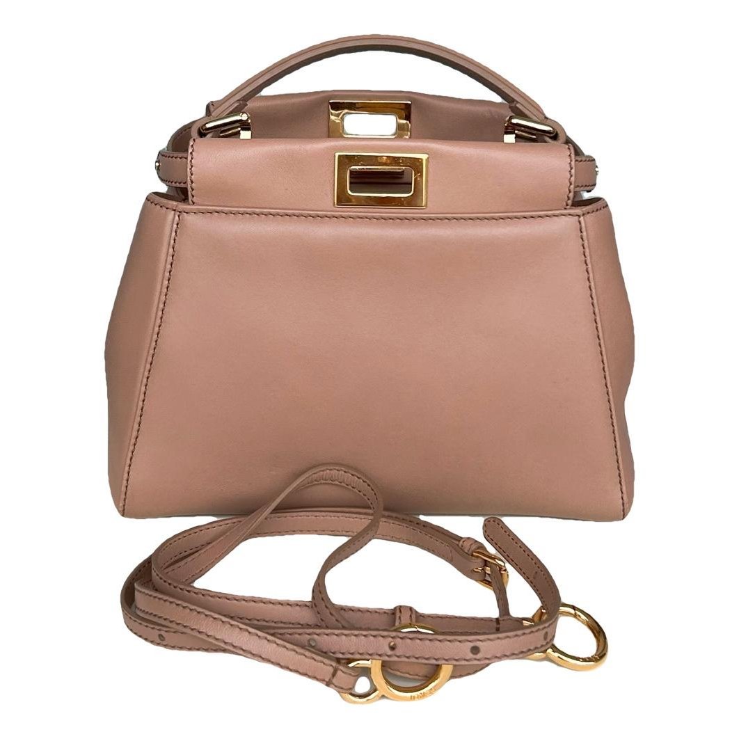 Peekaboo leather handbag