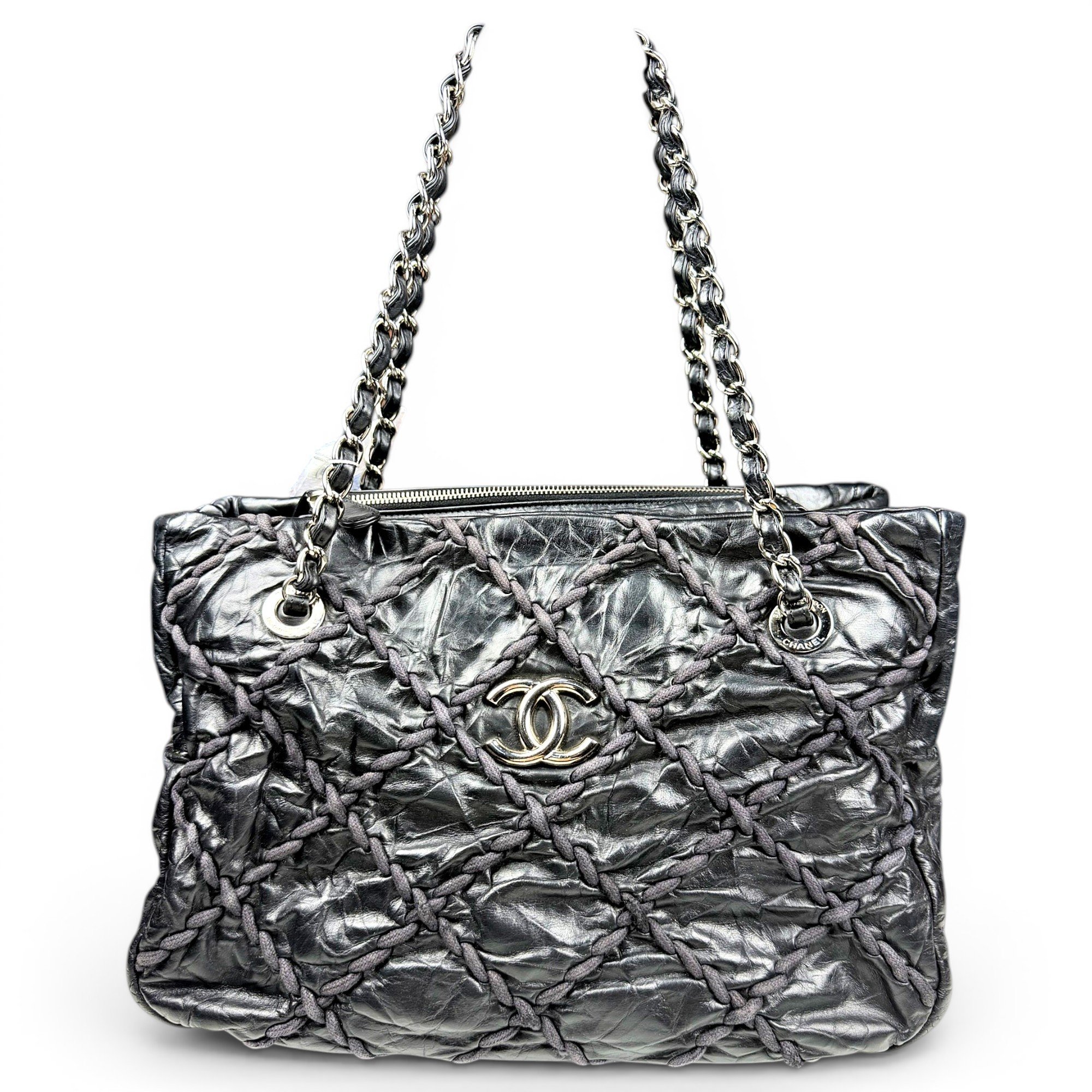 Leather tote