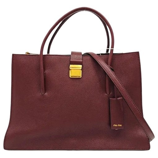 Leather handbag