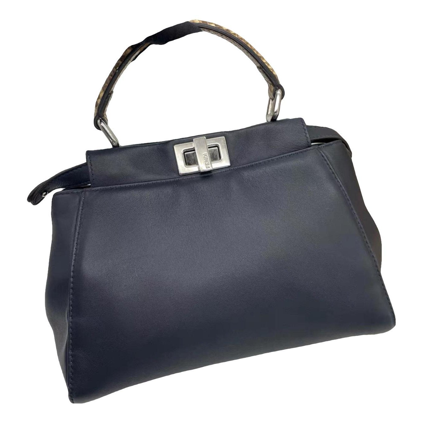 Peekaboo leather handbag