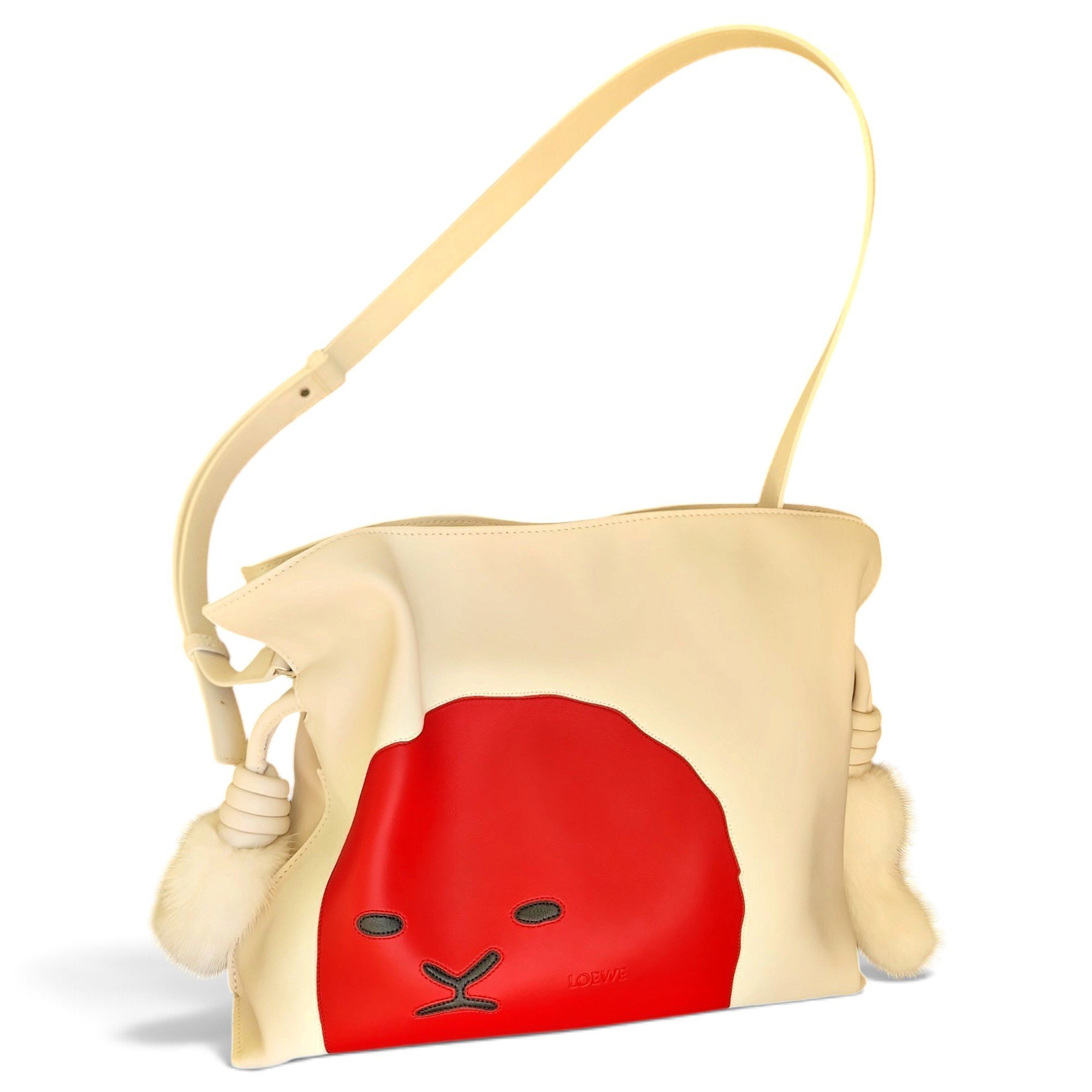 Flamenco leather handbag