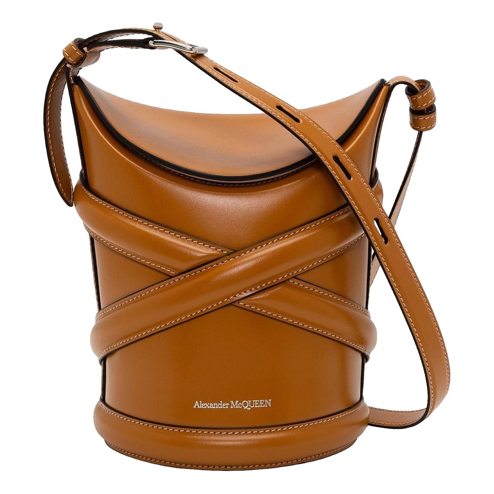 Leather clutch bag