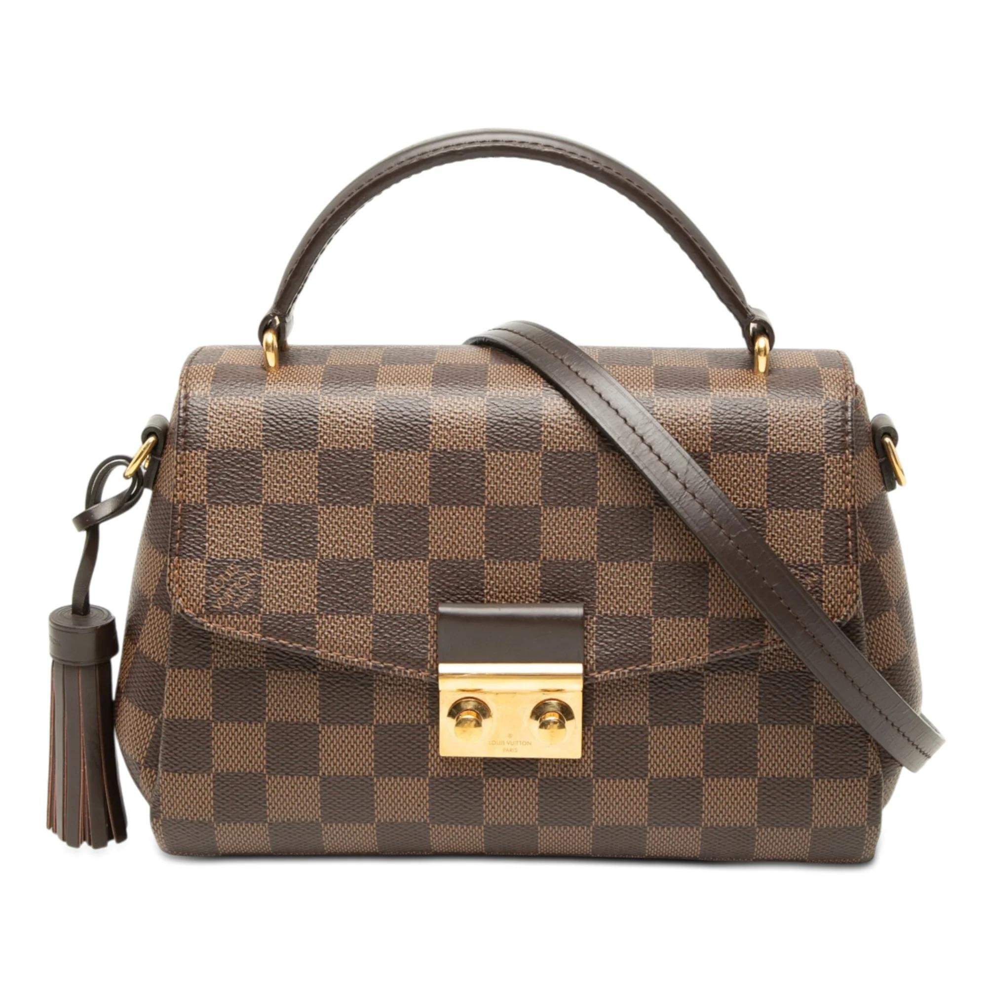 Croisette leather satchel