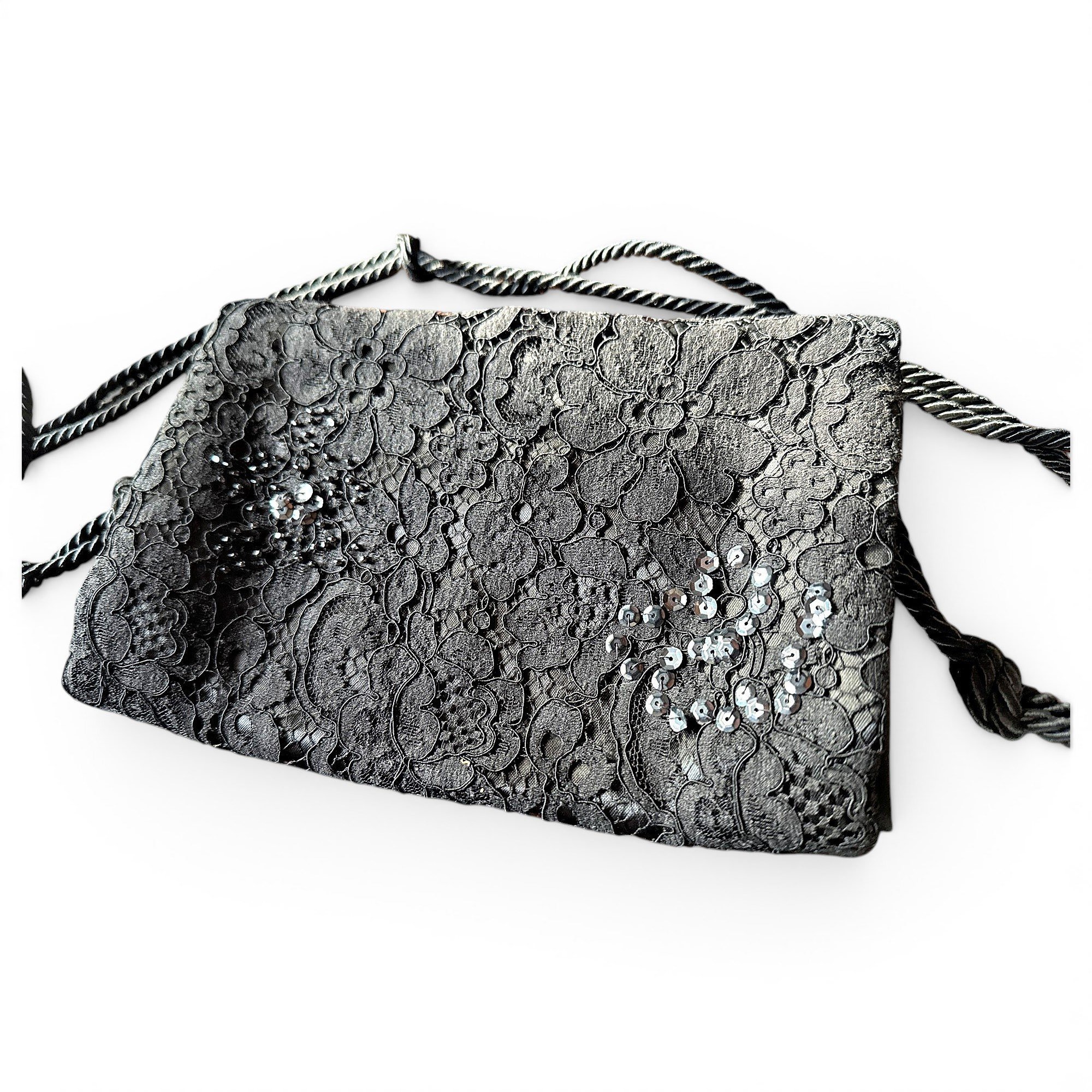 Glitter clutch bag