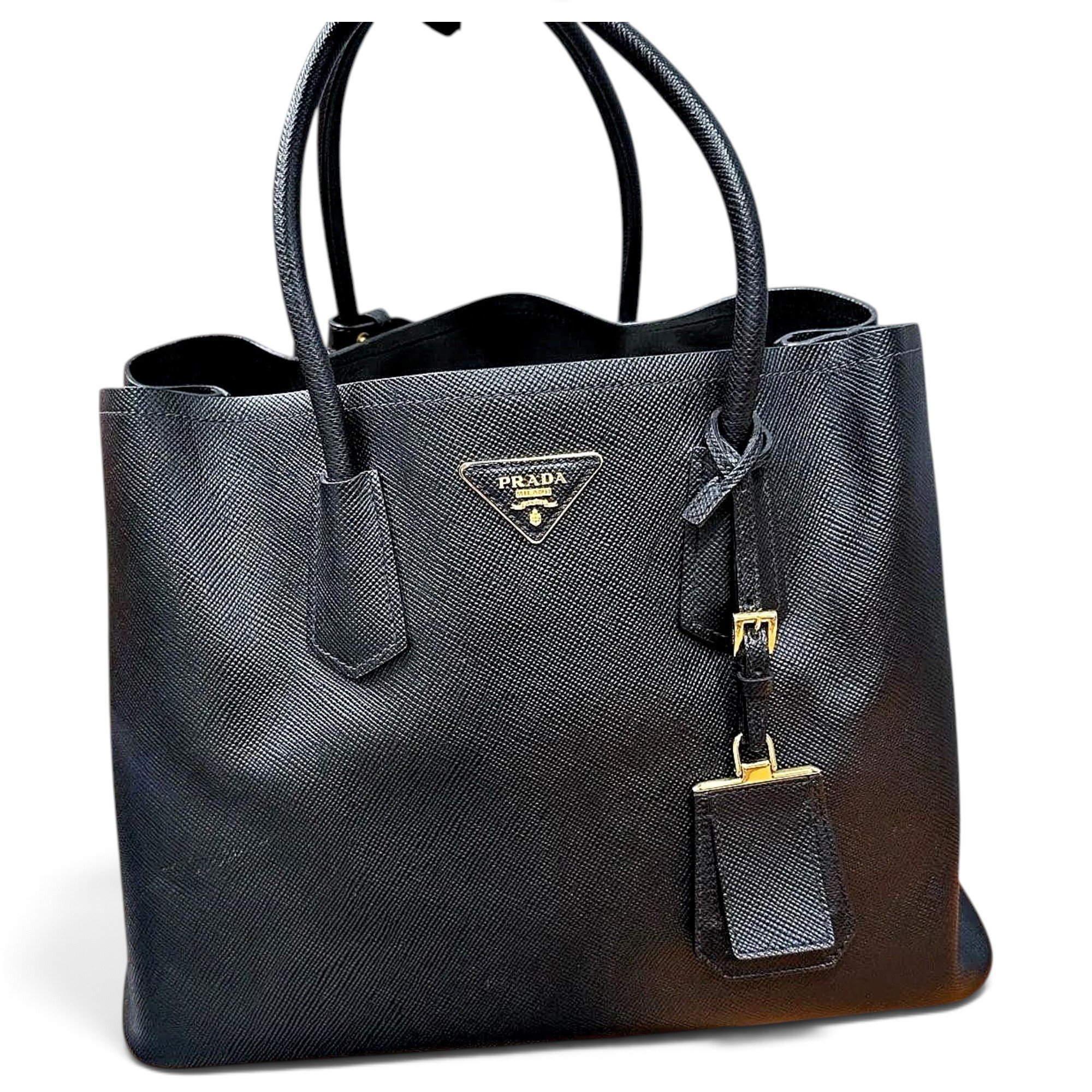 Leather tote