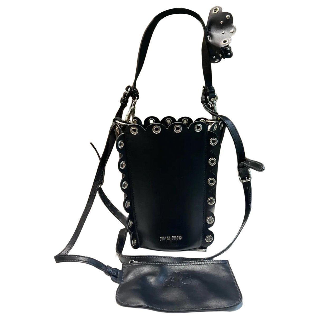Leather crossbody bag