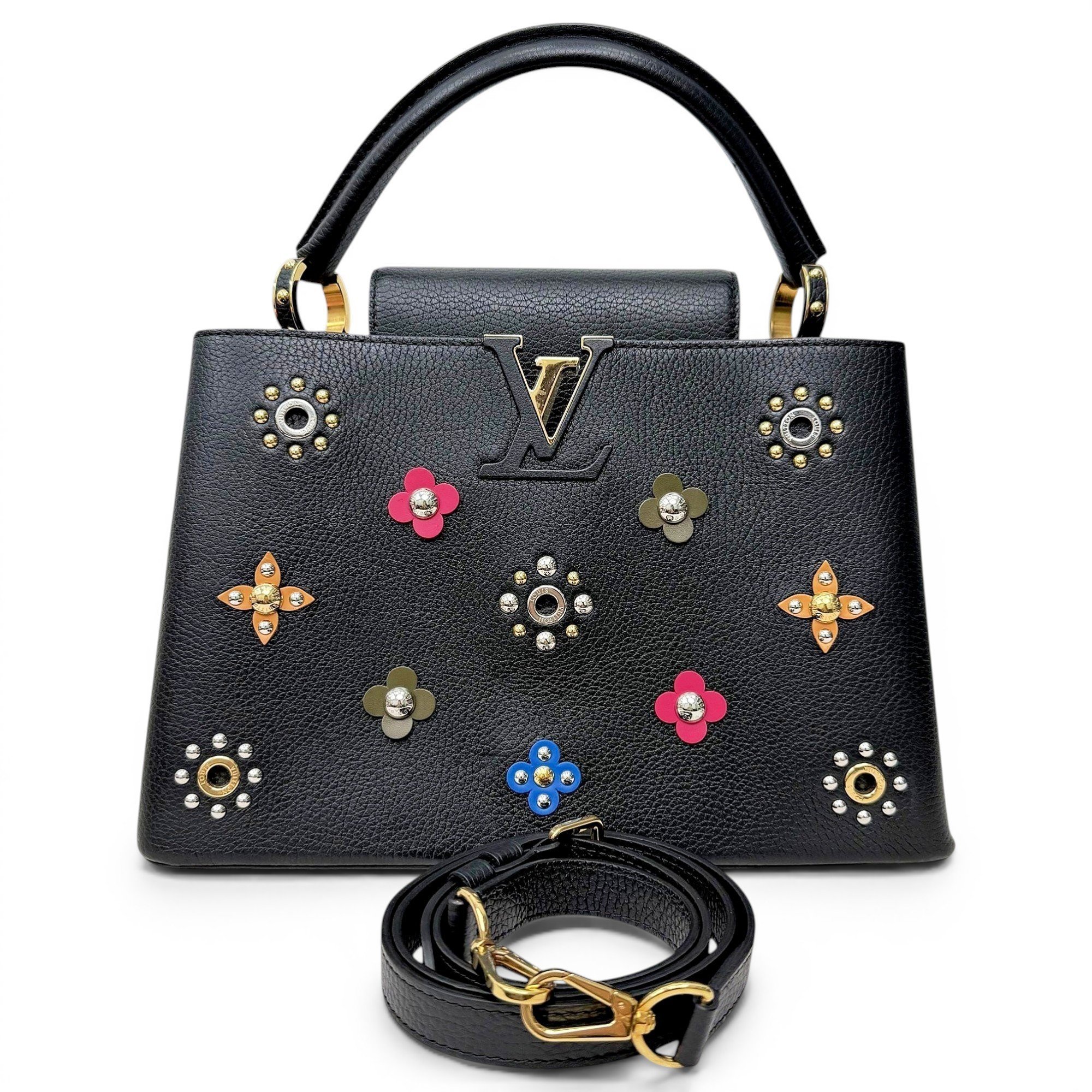 Capucines leather handbag