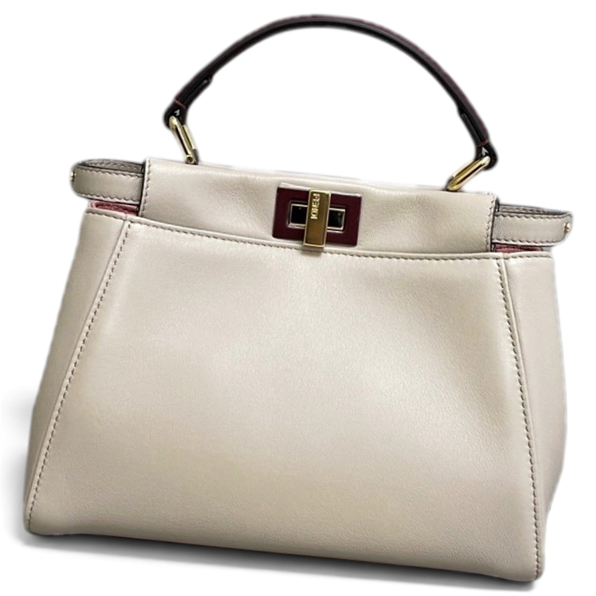 Peekaboo leather handbag