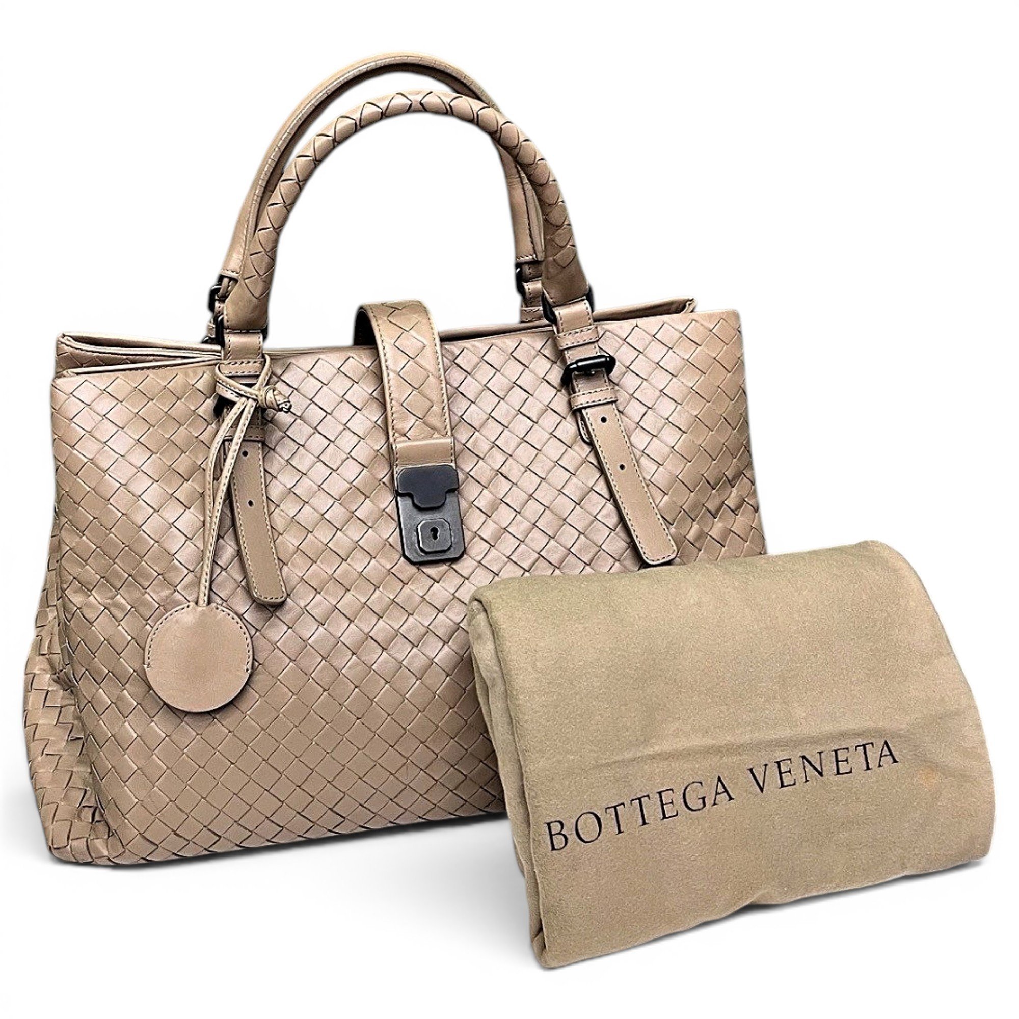 Roma leather tote