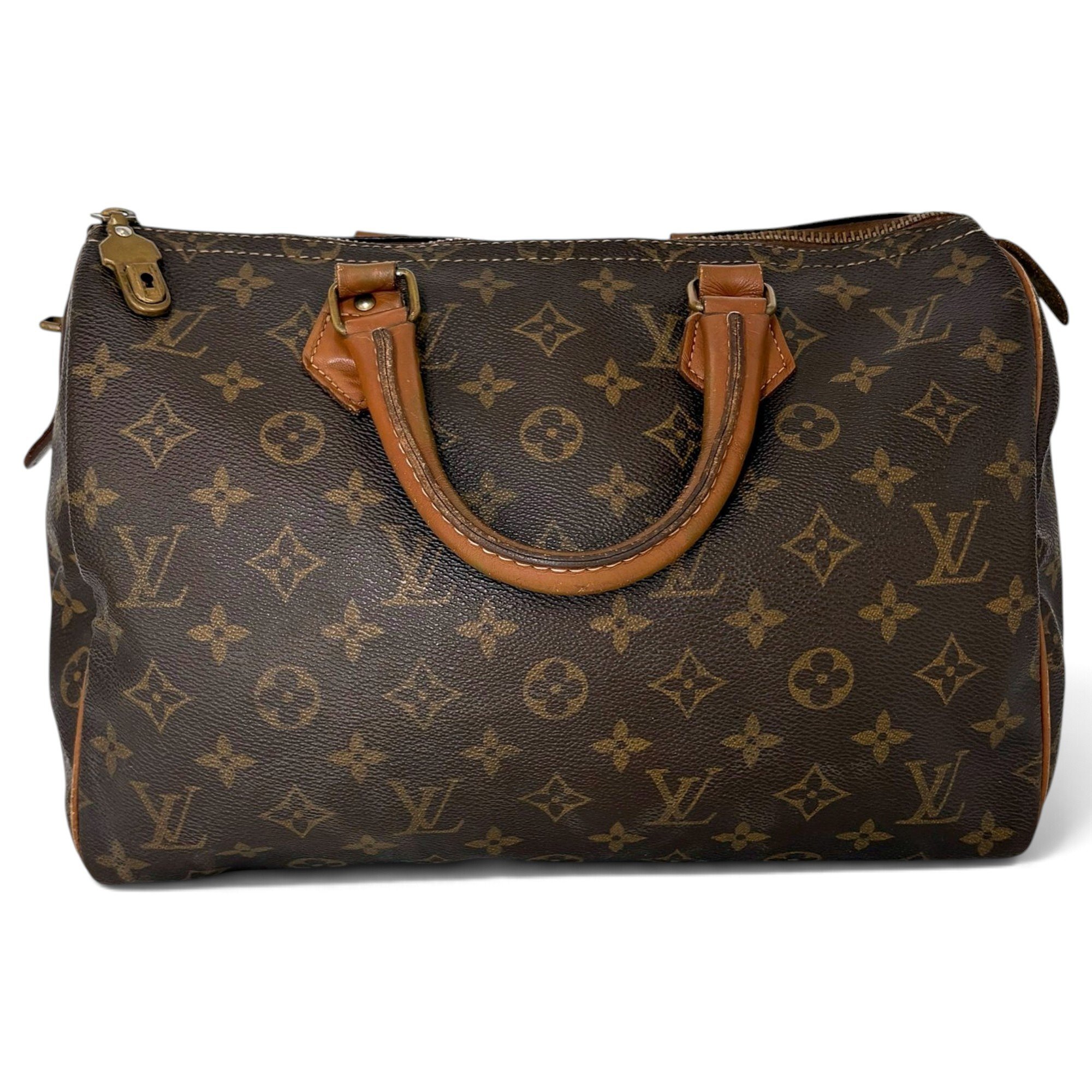 Speedy leather handbag