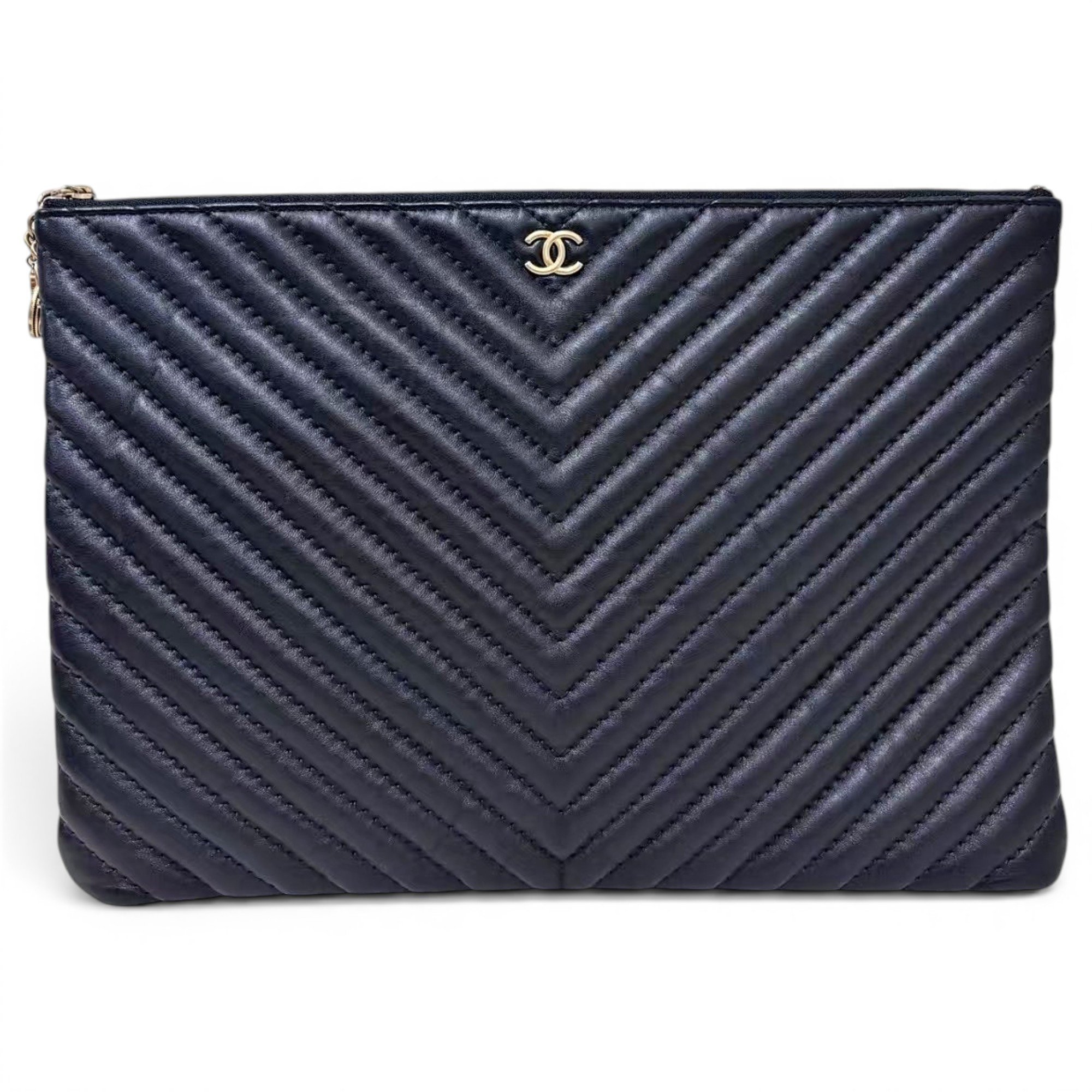 Timeless/Classique leather clutch bag
