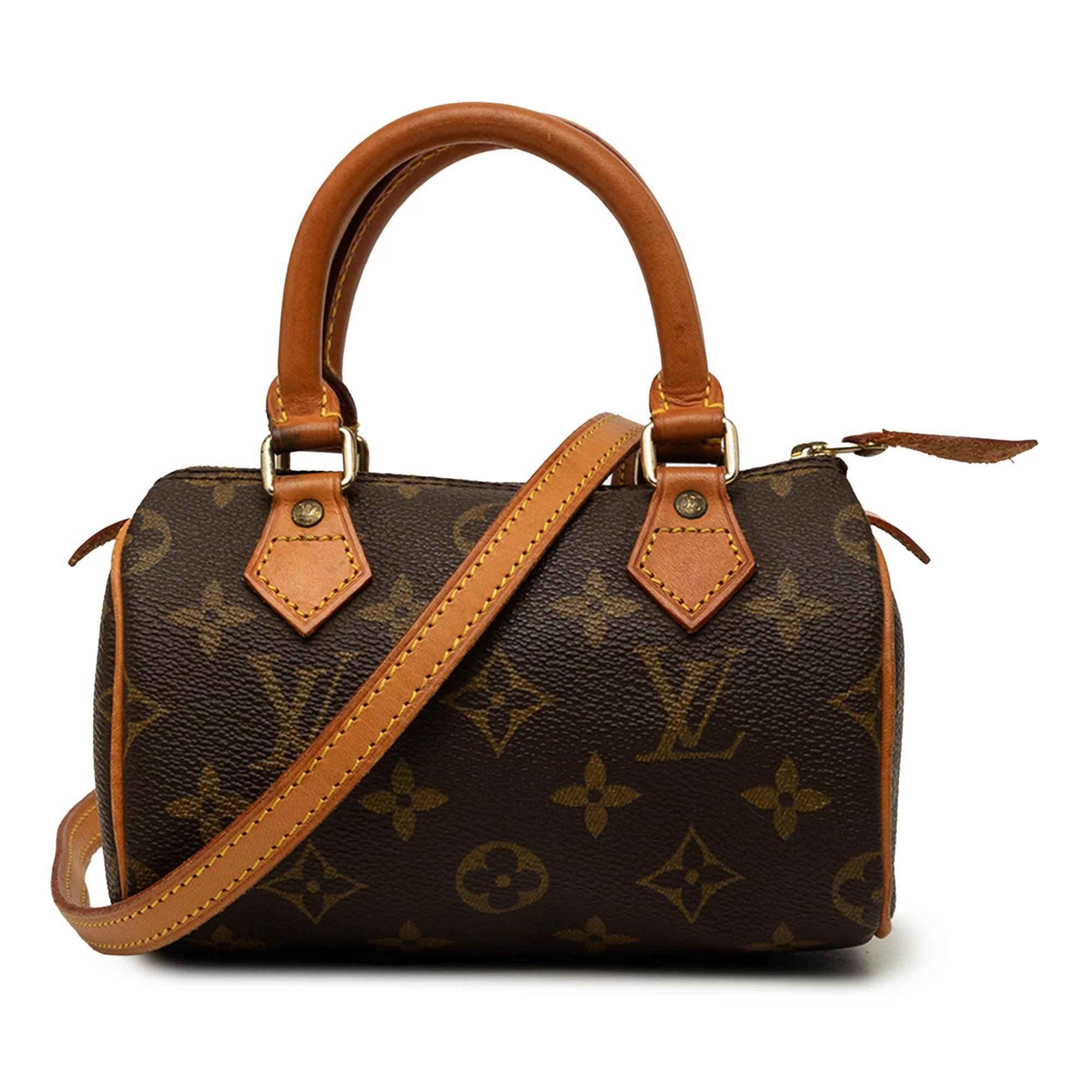 Speedy leather handbag