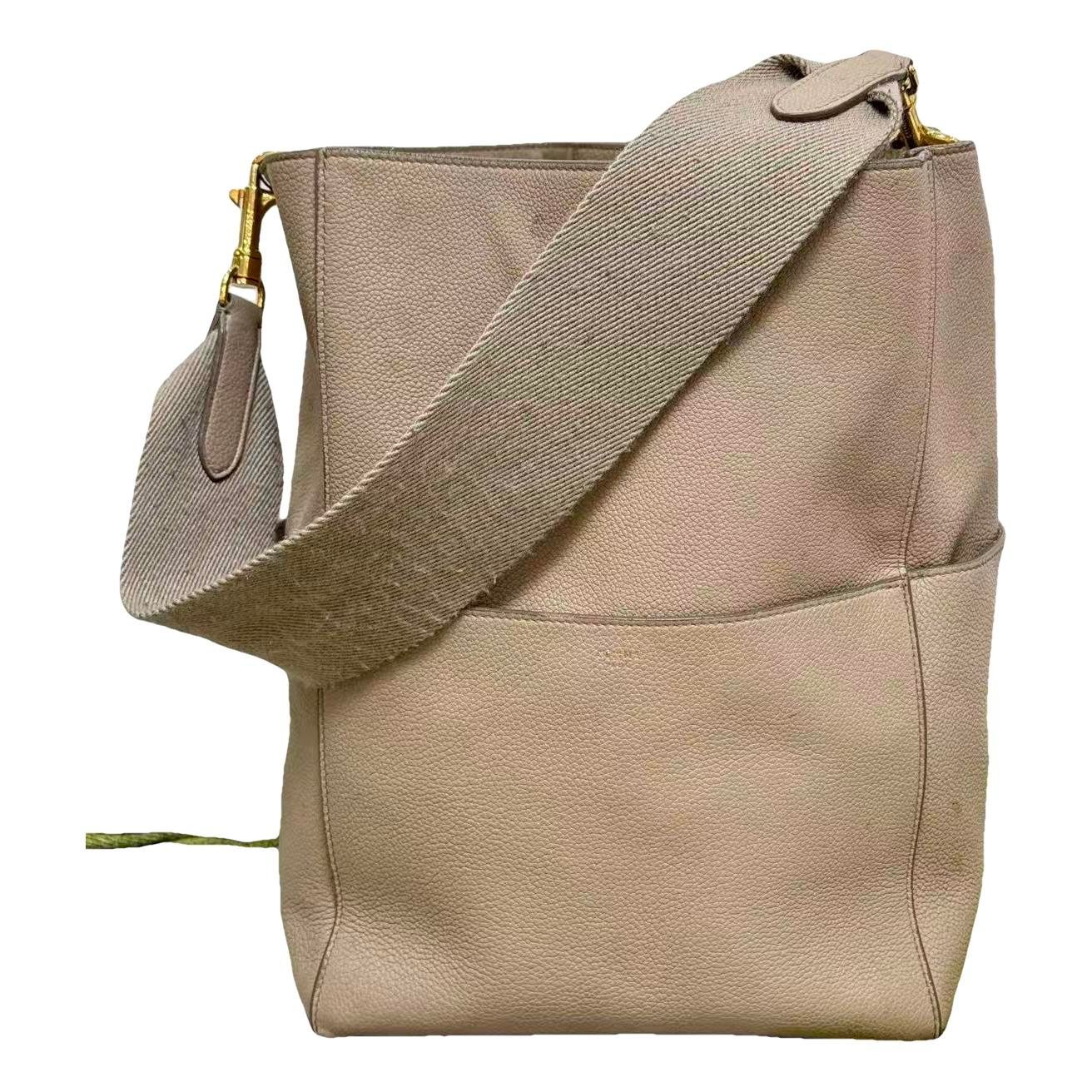 Seau Sangle leather tote