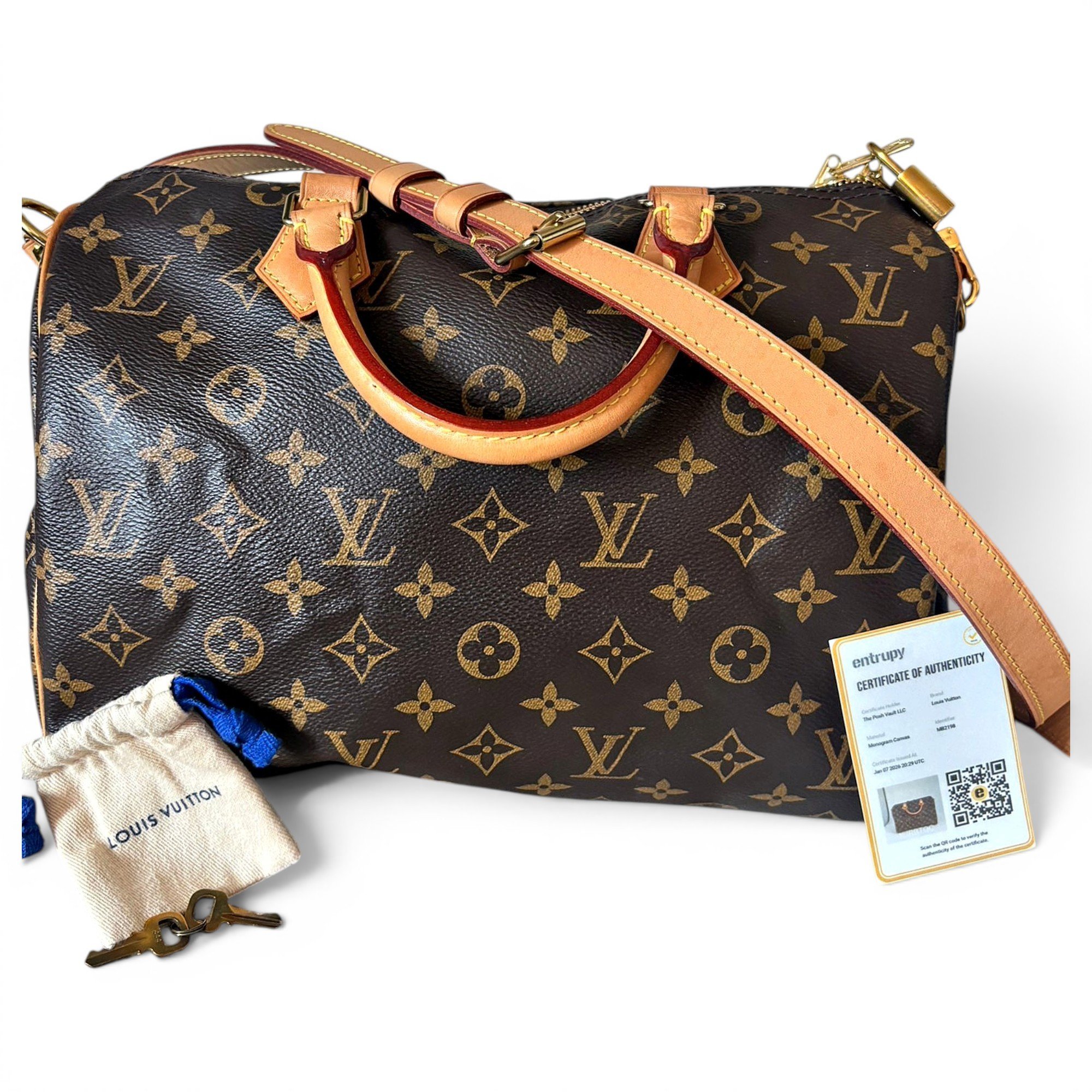 Speedy Bandoulière leather handbag