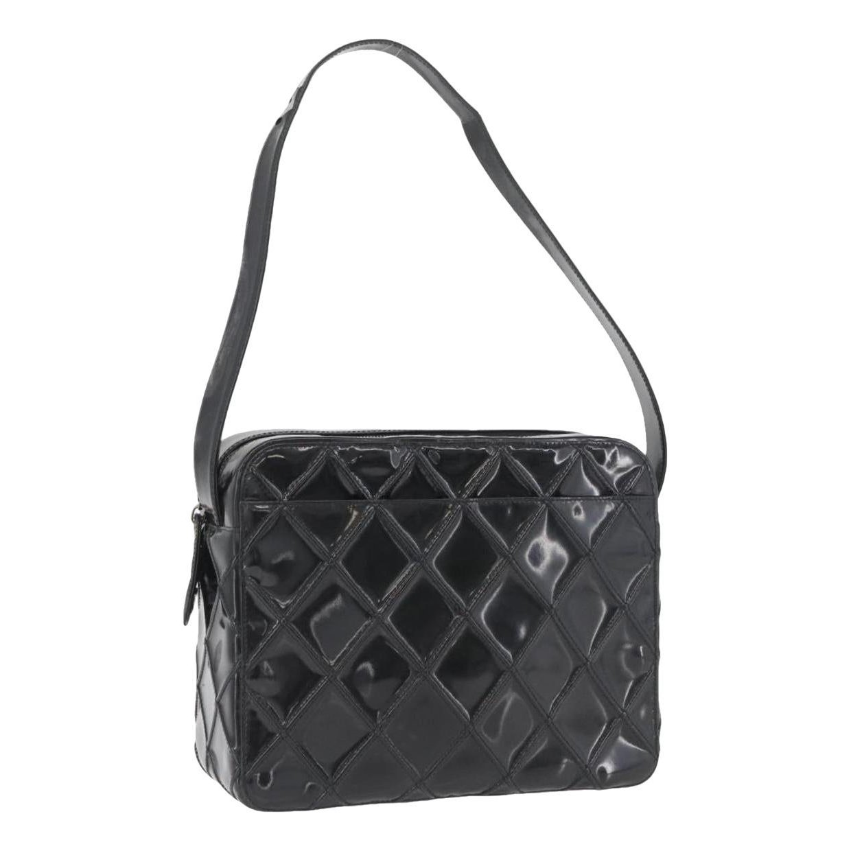 Patent leather handbag