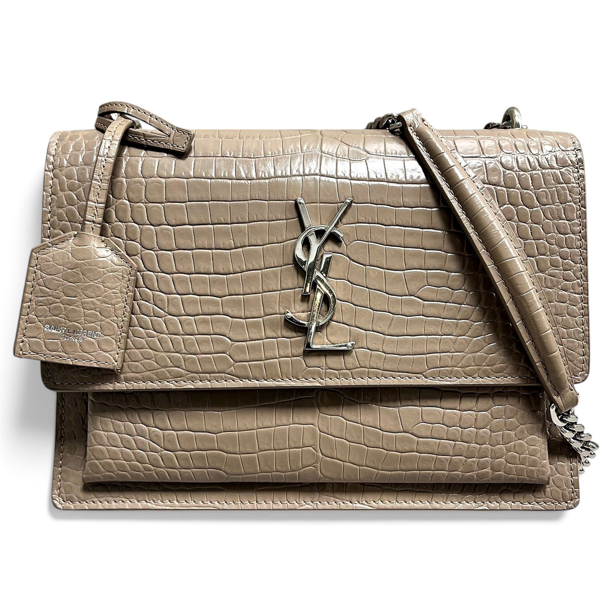 Sunset leather handbag