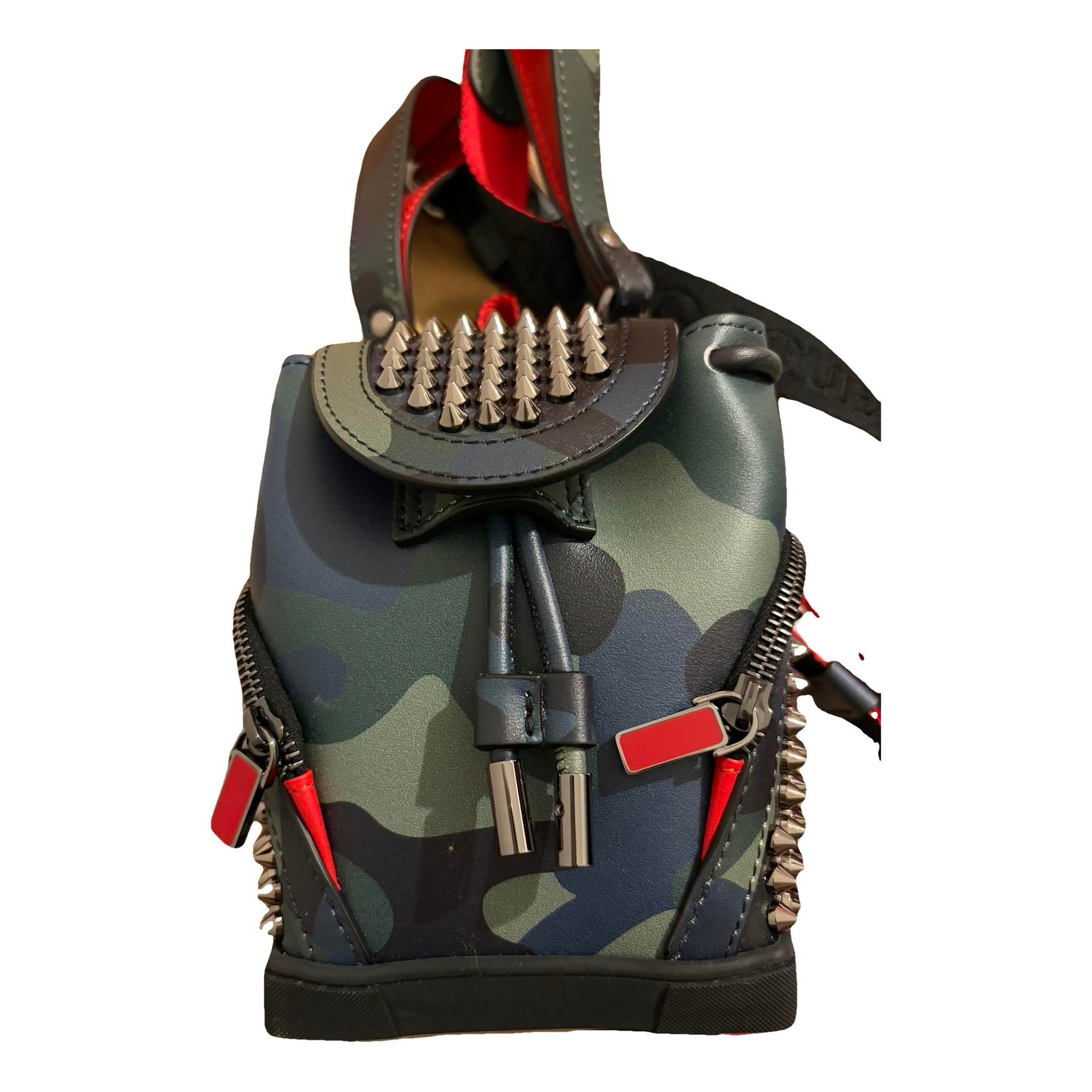 Leather backpack