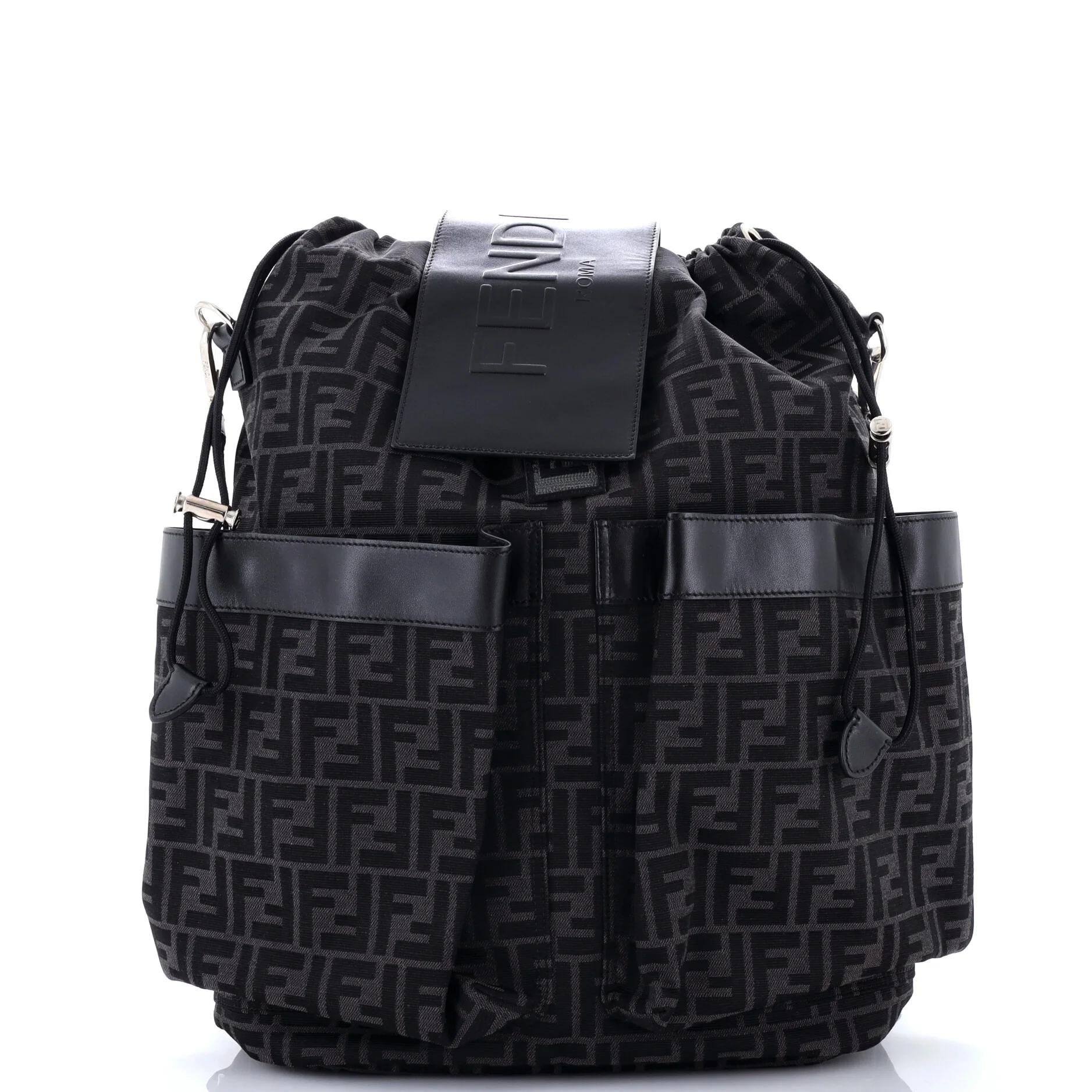 Leather backpack