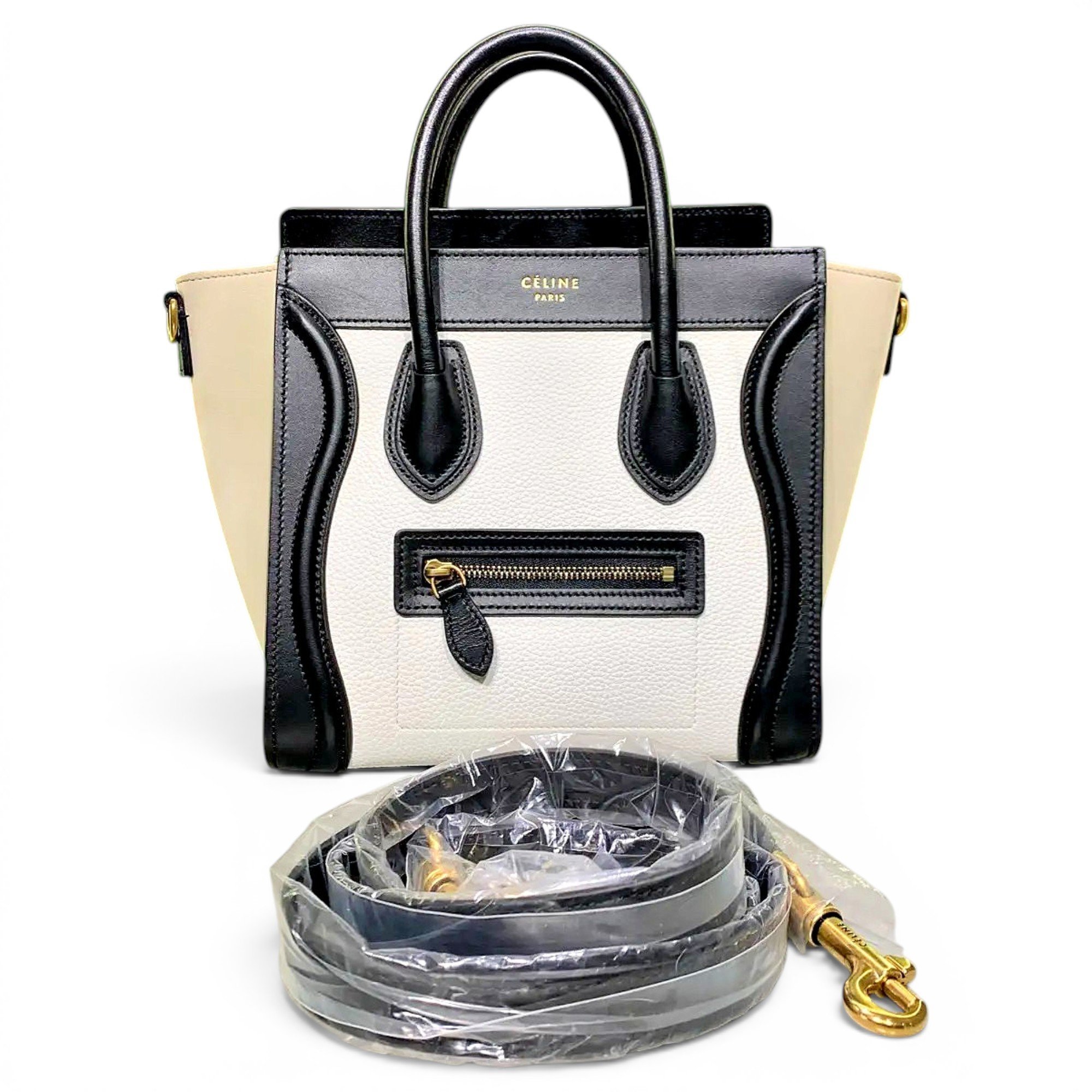 Nano Luggage leather handbag