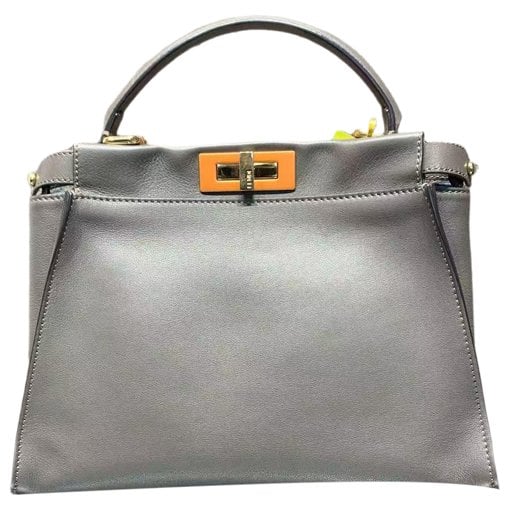 Peekaboo leather handbag