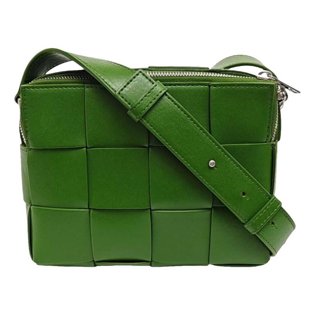 Cassette leather handbag