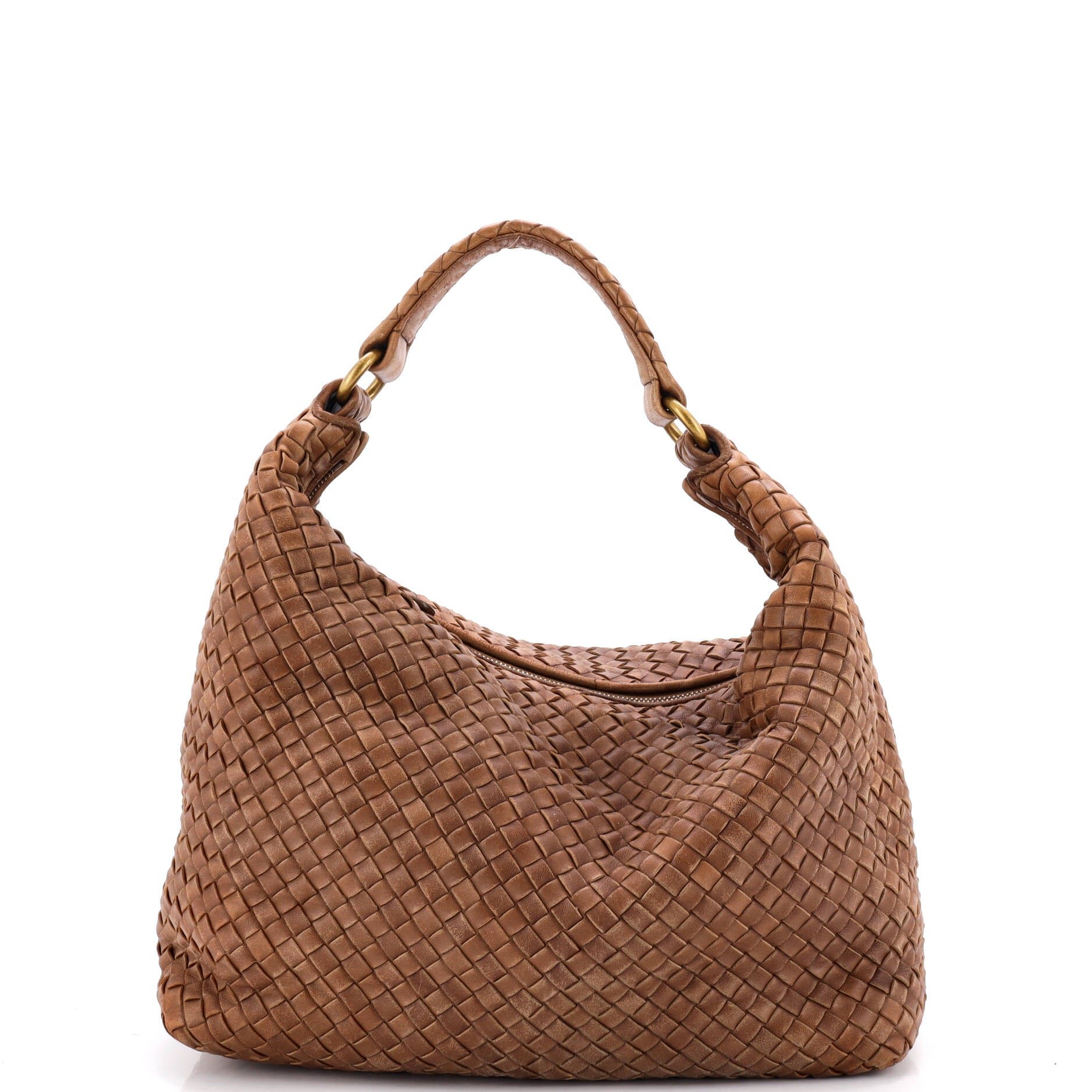 Pyramid Hobo Intrecciato Nappa Medium
