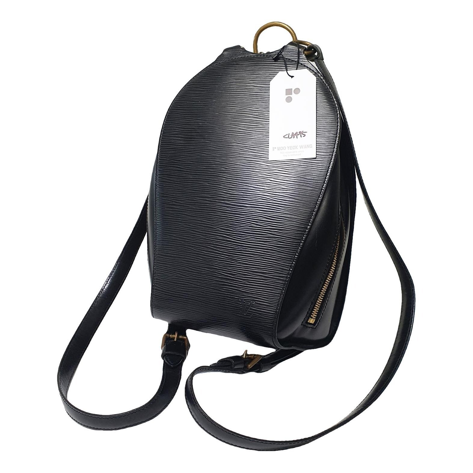 Leather backpack