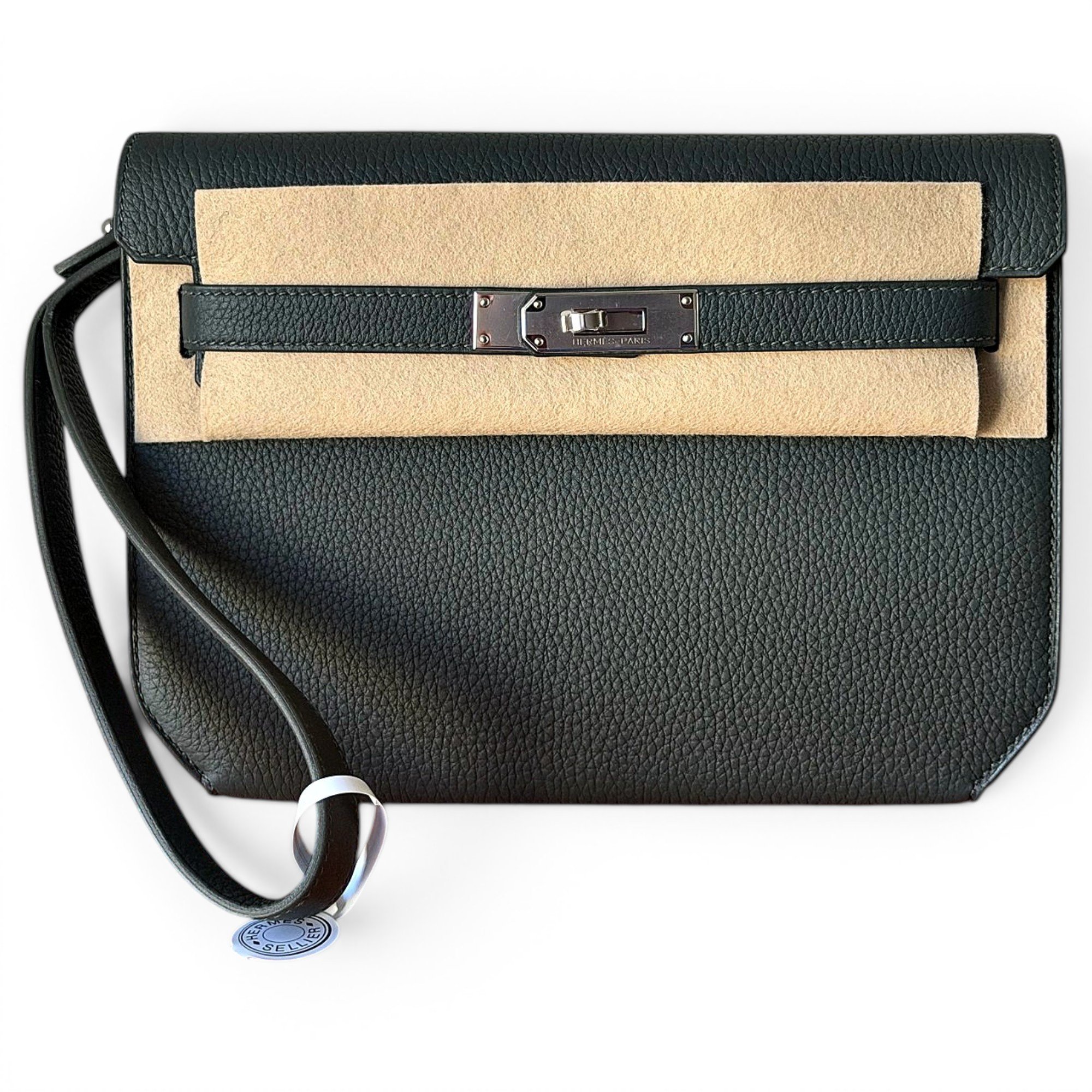 Kelly Dépêches leather clutch bag